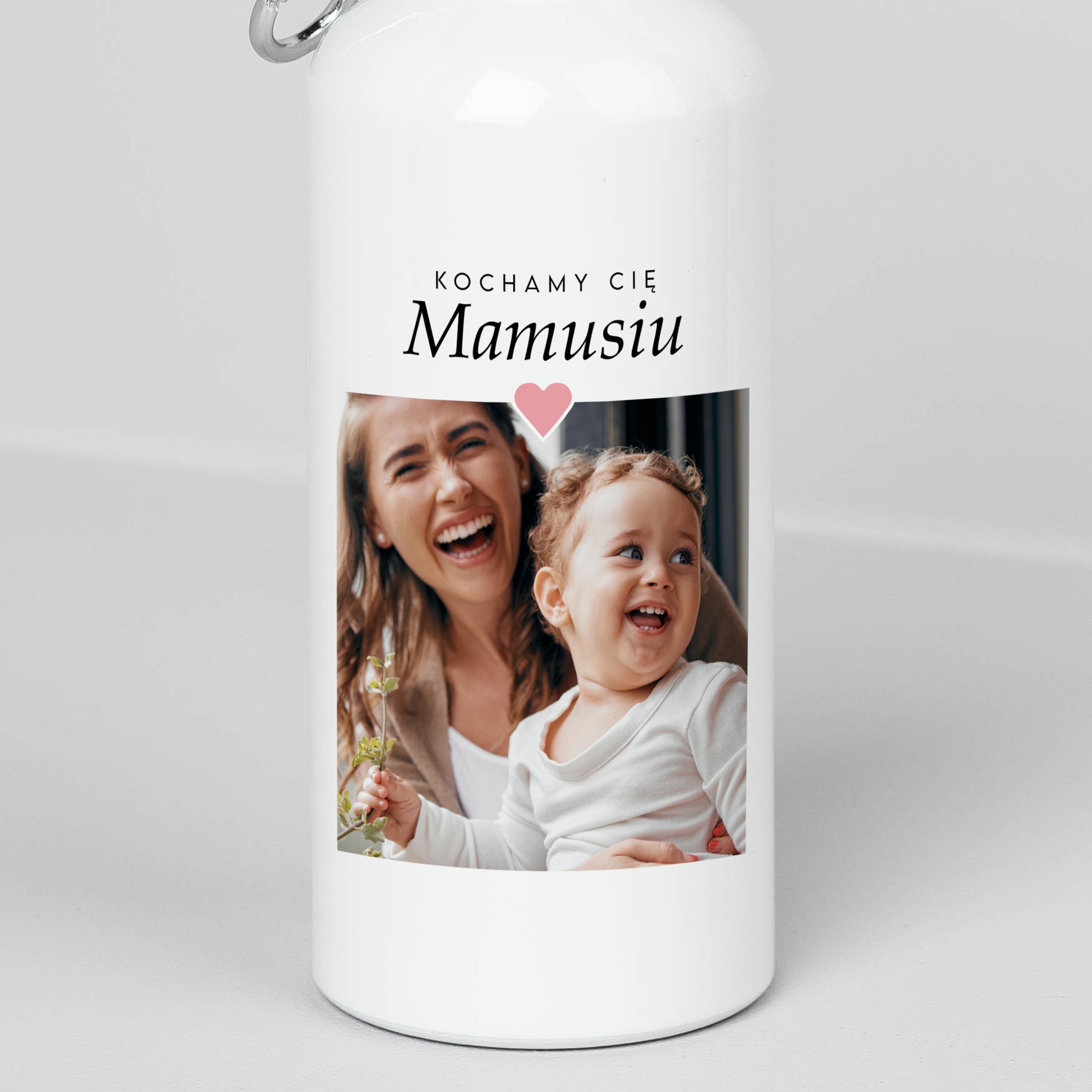 Bidon personalizowany dla mamy - kolaż zdjęć