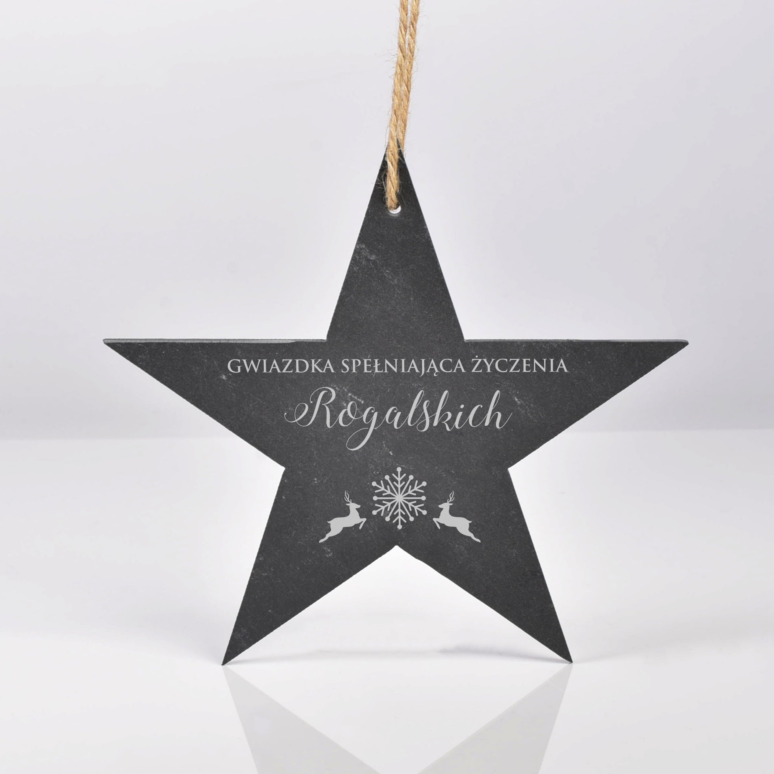 Tabliczka z grawerem na święta prezent na święta prezent świąteczny prezent dla rodziny tabliczka personalizowana