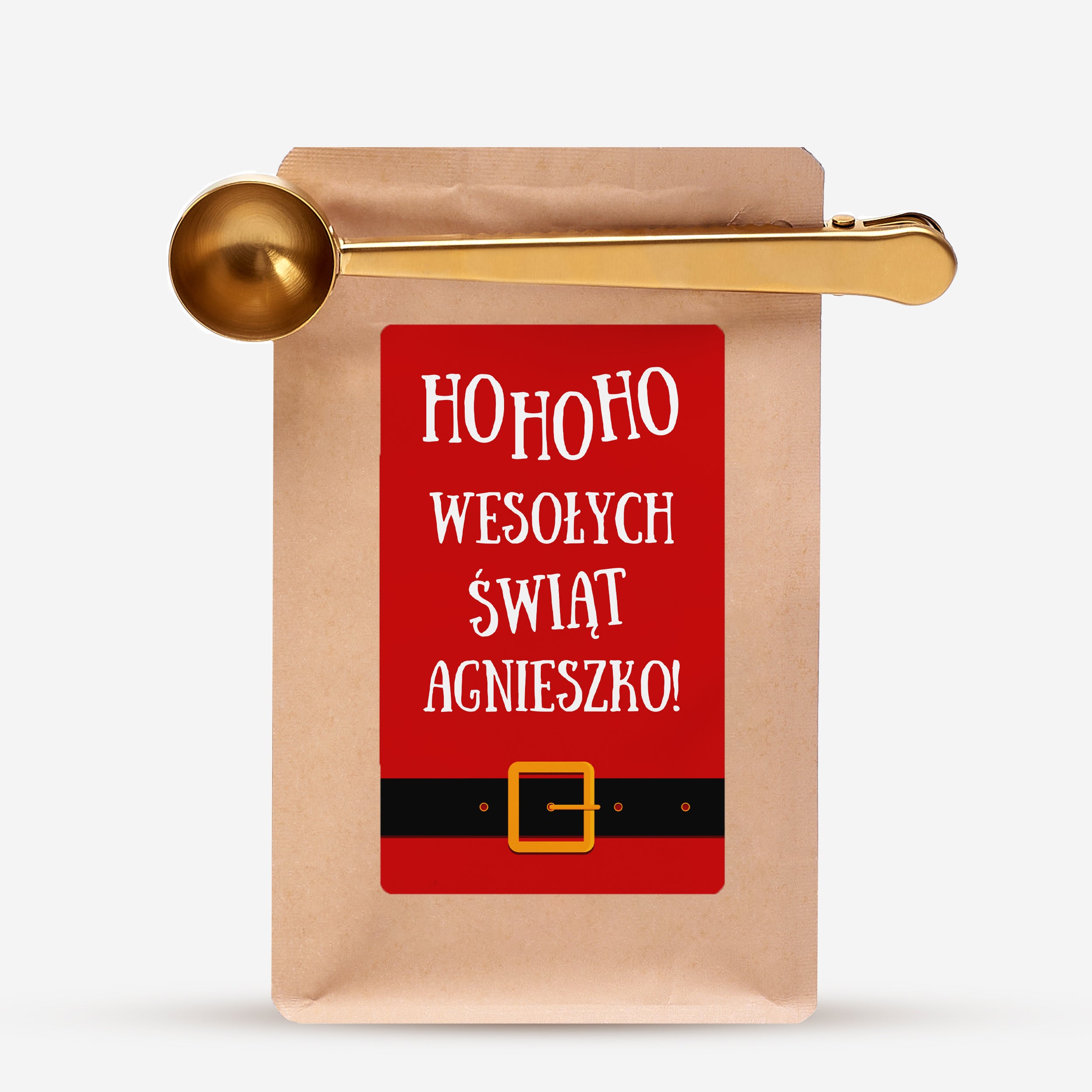Świąteczna kawa z łyżeczką