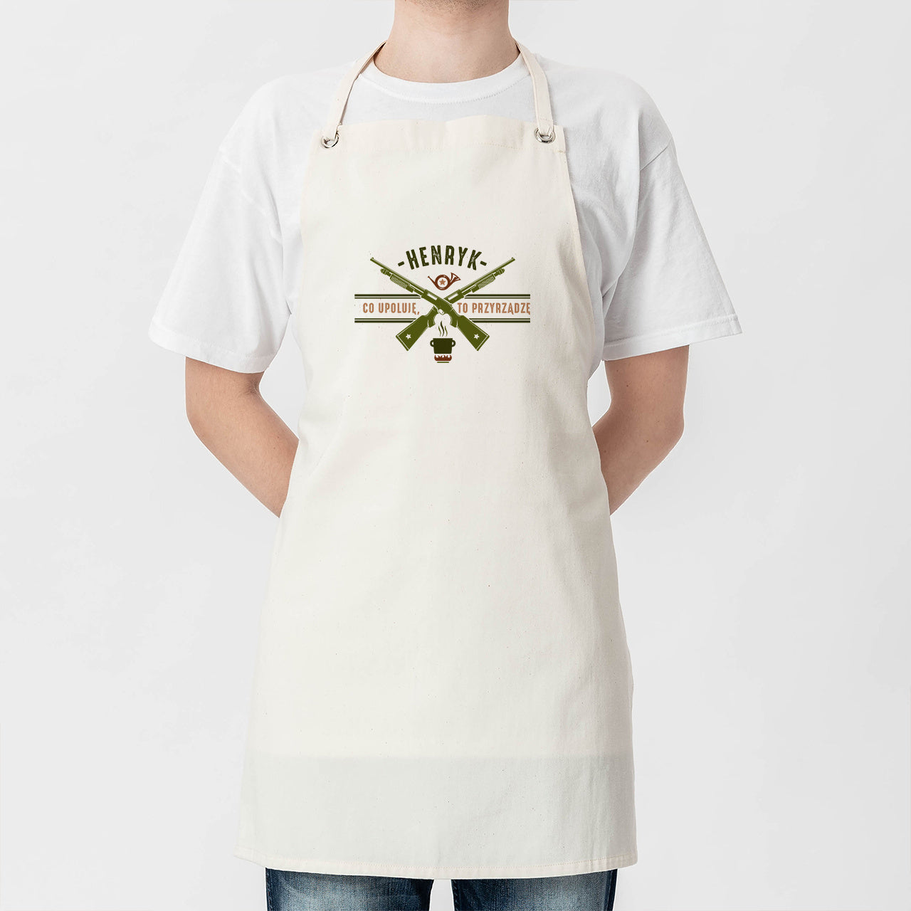 Personalizowany fartuch dla myśliwego