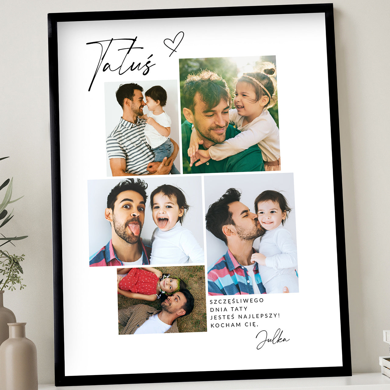 Plakat na Dzień Taty - prezent z okazji Dnia Ojca