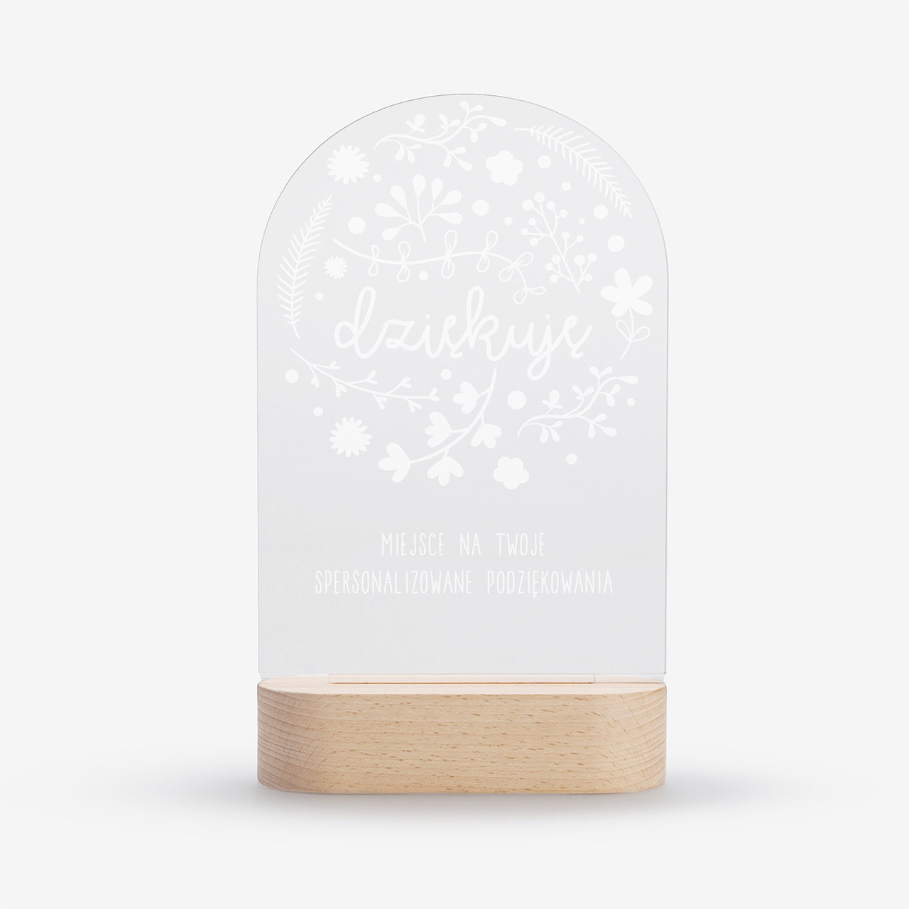  Lampka led - personalizowany prezent na podziękowanie