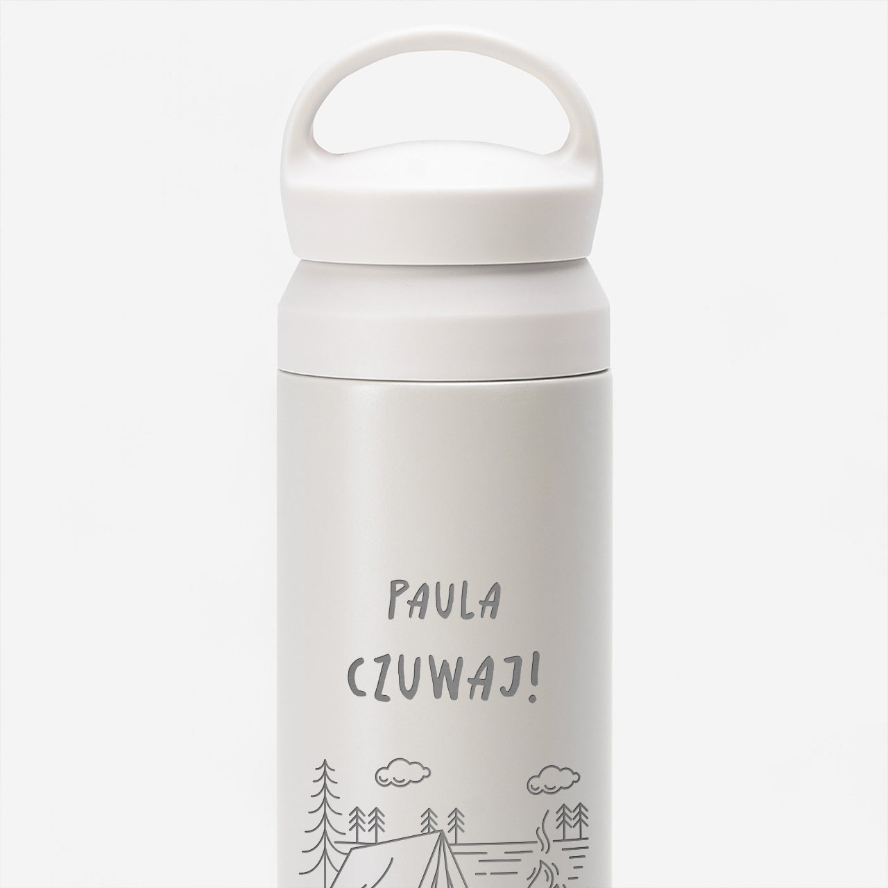 Stalowy termos z personalizacją - prezent dla harcerki termos personalizowany termos z grawerem termos na prezent
