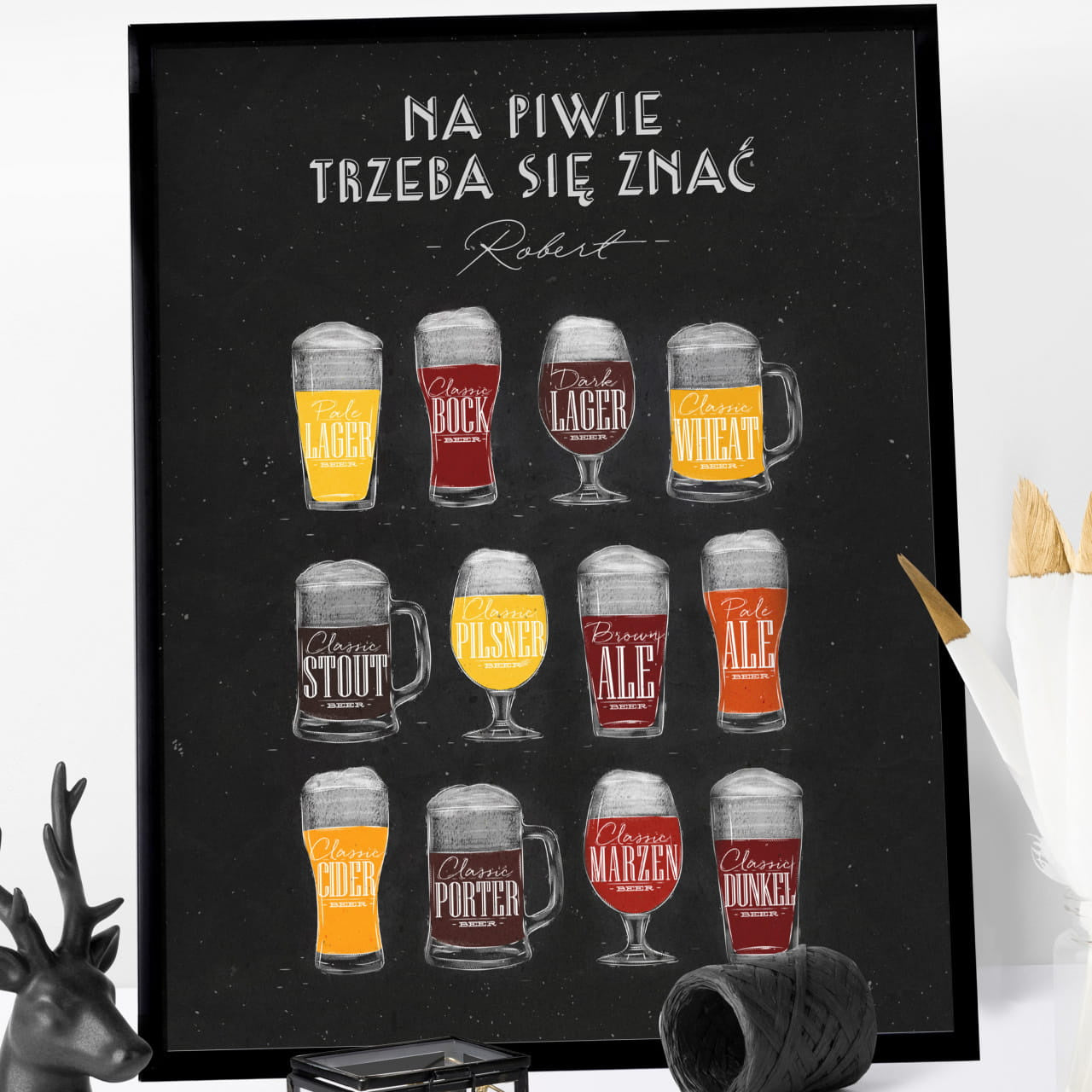 Plakat dla miłośnika piwa