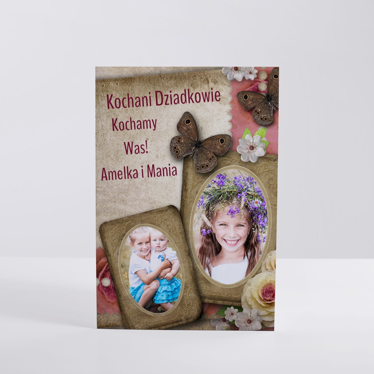 Kartka z życzeniami dla Babci i Dziadka kartka dla babci i dziadka upominek dla babci i dziadka