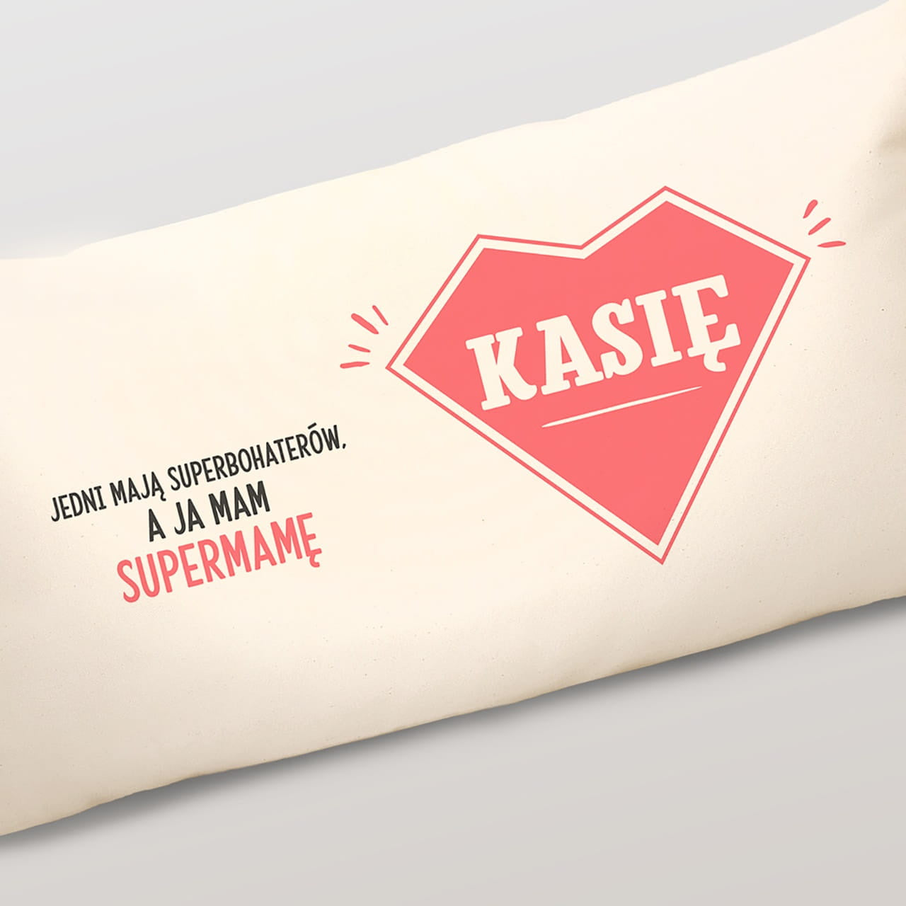 Poduszka personalizowana bawełniana - prezent na Dzień Mamy prezent na dzień matki poduszka na dzień mamy