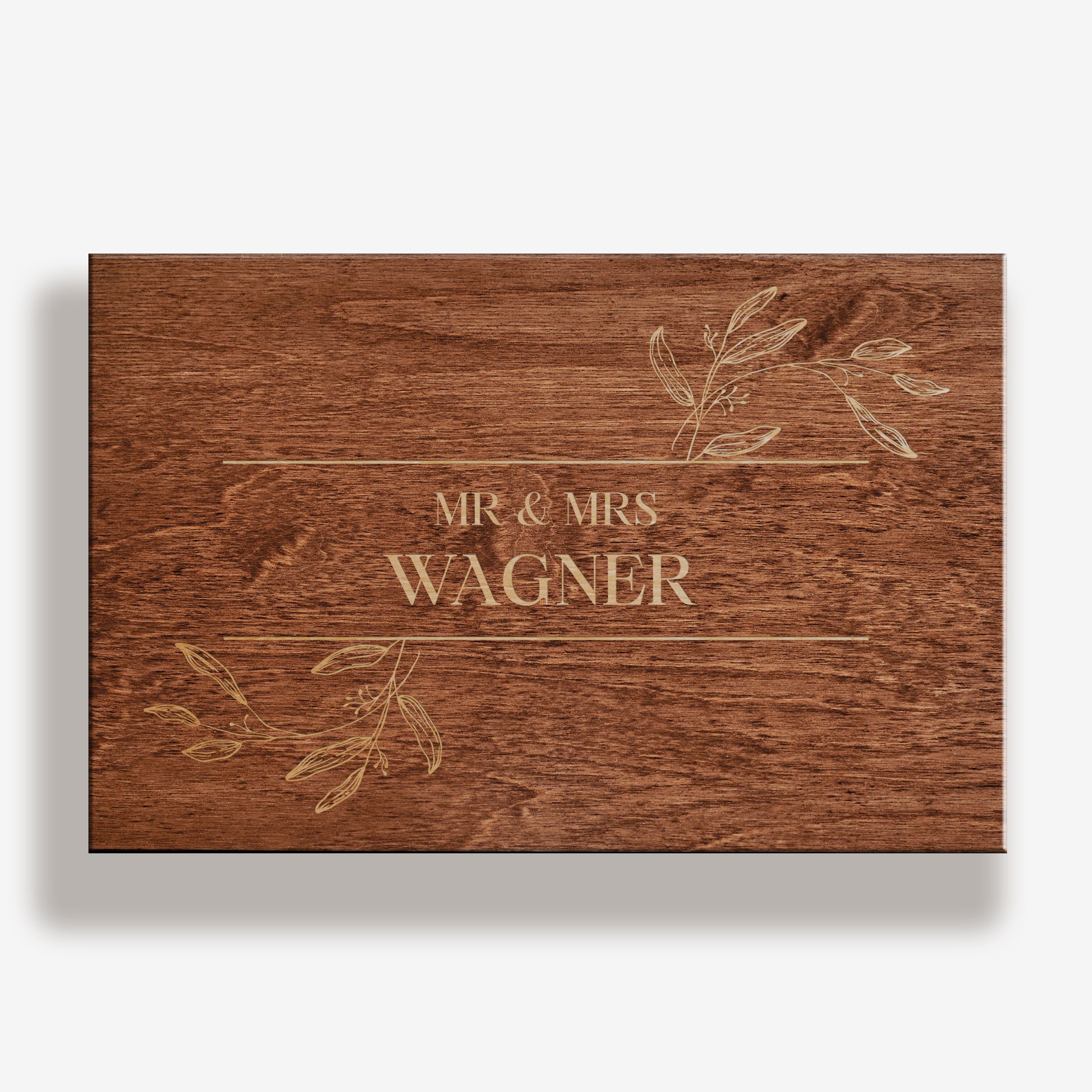 Erinnerungsbox „MR & MRS“ - Geschenk für das Brautpaar