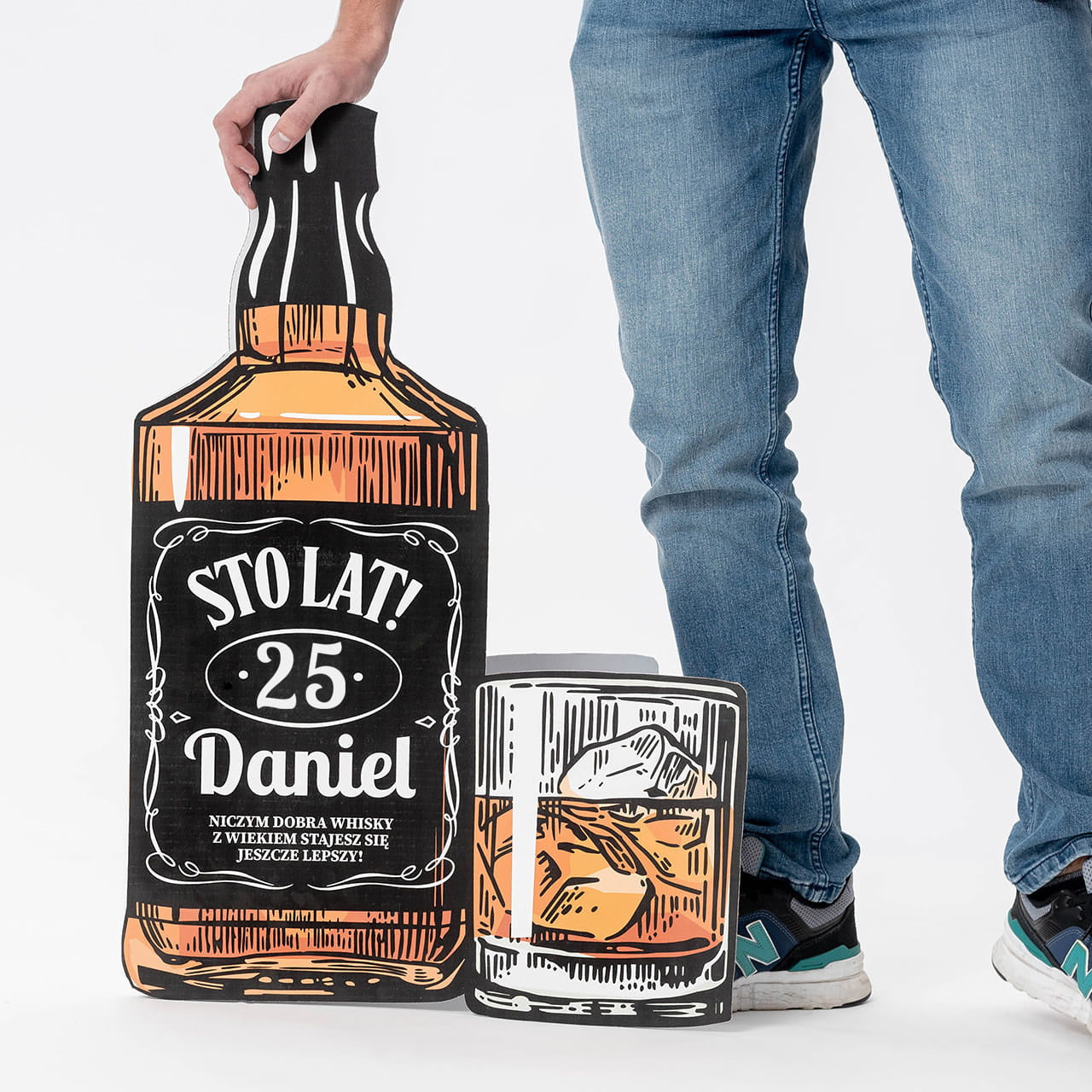 Duża kartka urodzinowa dla konesera whisky xxl
