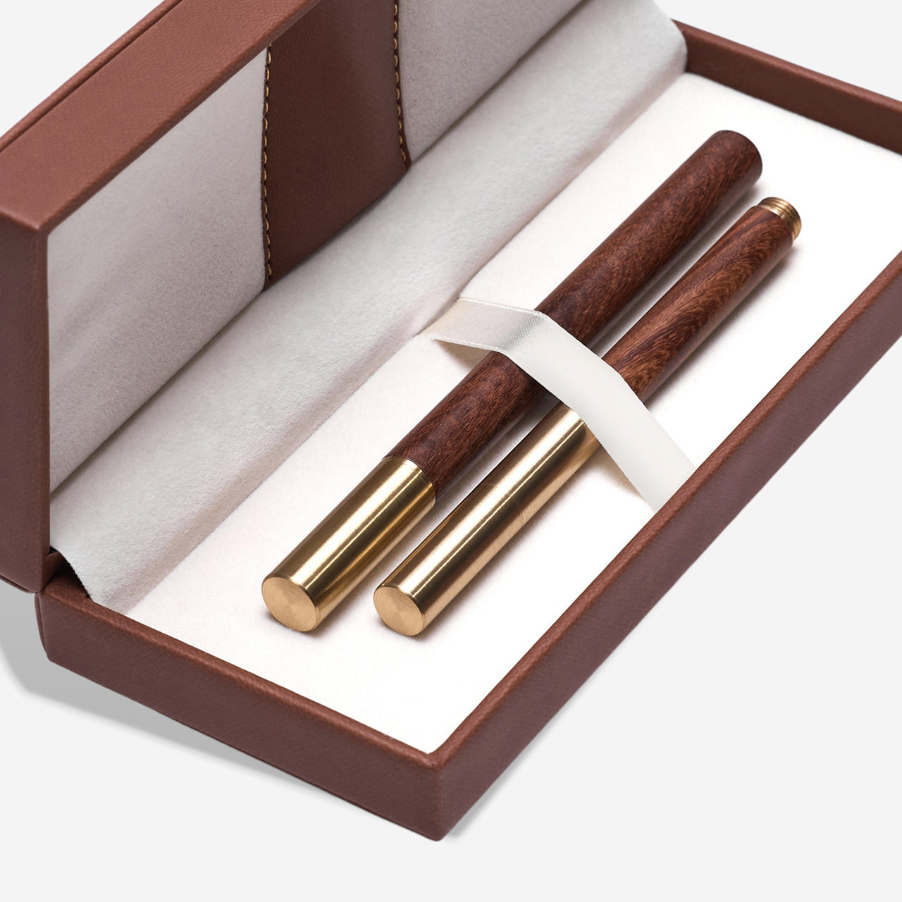 Zestaw piśmienniczy w personalizowanym etui - Monogram - elegancki prezent dla mężczyzny