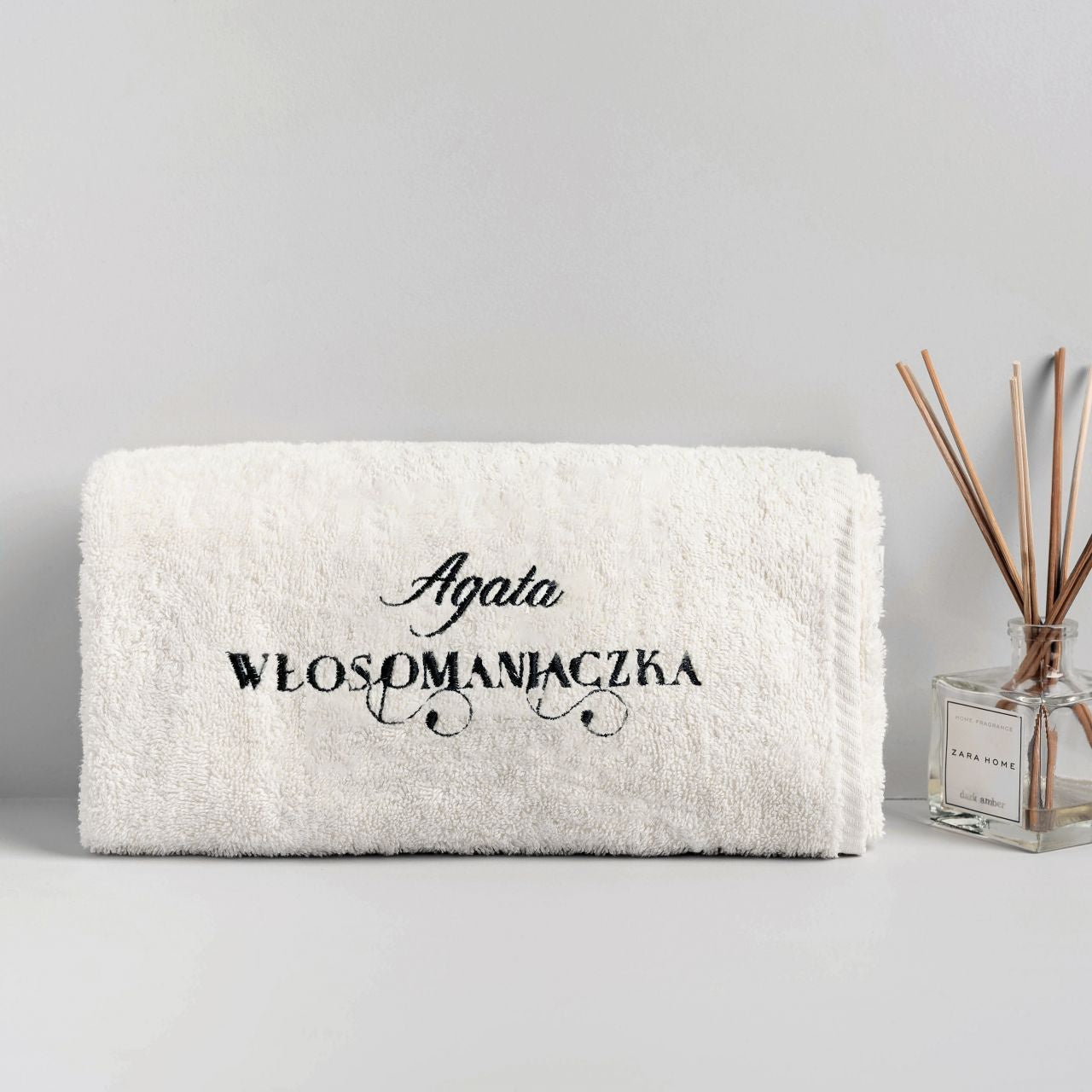 Personalizowany ręcznik dla włosomaniaczki