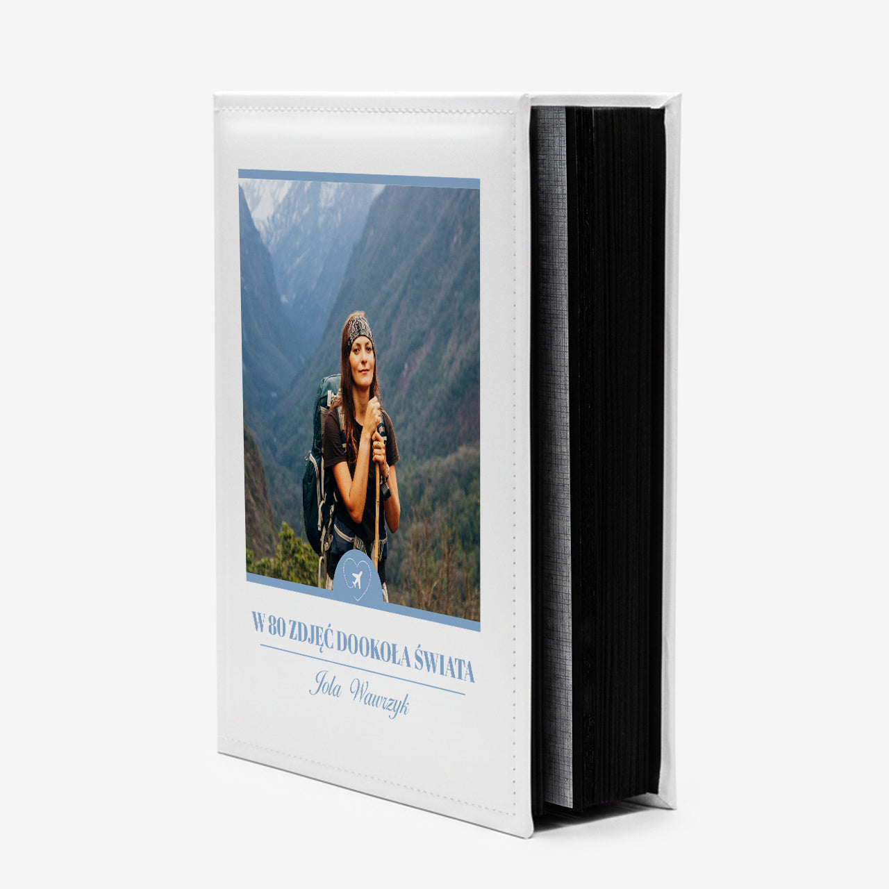 Personalizowany album dla podróżnika album na zdjęcia prezent dla podróżnika album personalizowany