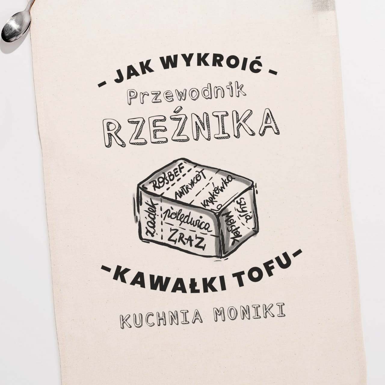 Ręcznik kuchenny - prezent dla weganki