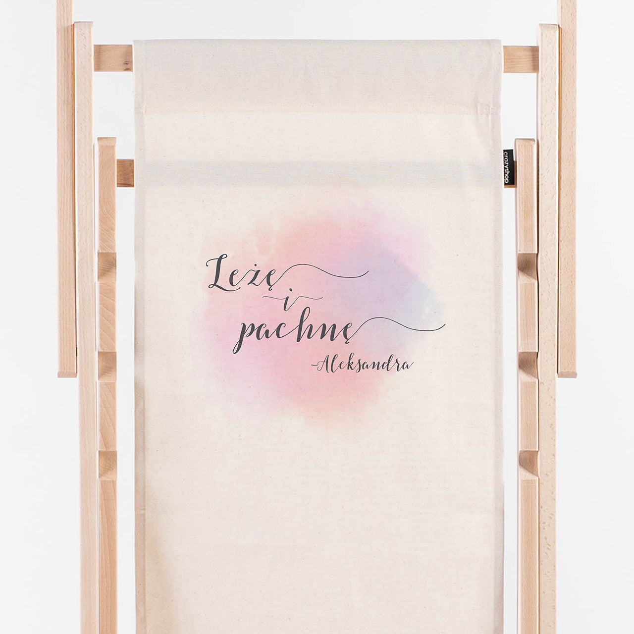 Personalizowany leżak dla kobiety - leżę i pachnę