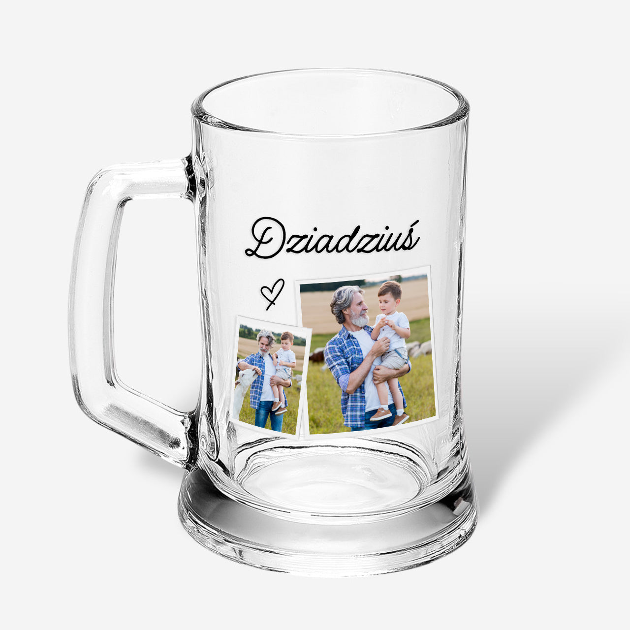 Personalizowany kufel dla dziadka - upominek ze zdjęciami