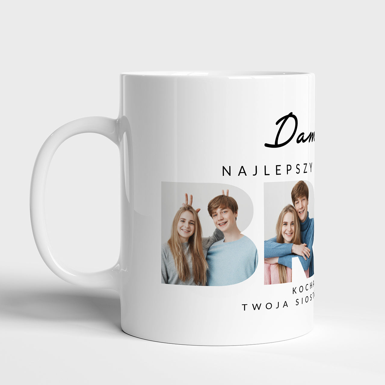 Kubek ze zdjęciami dla brata - Najlepszy Brat
