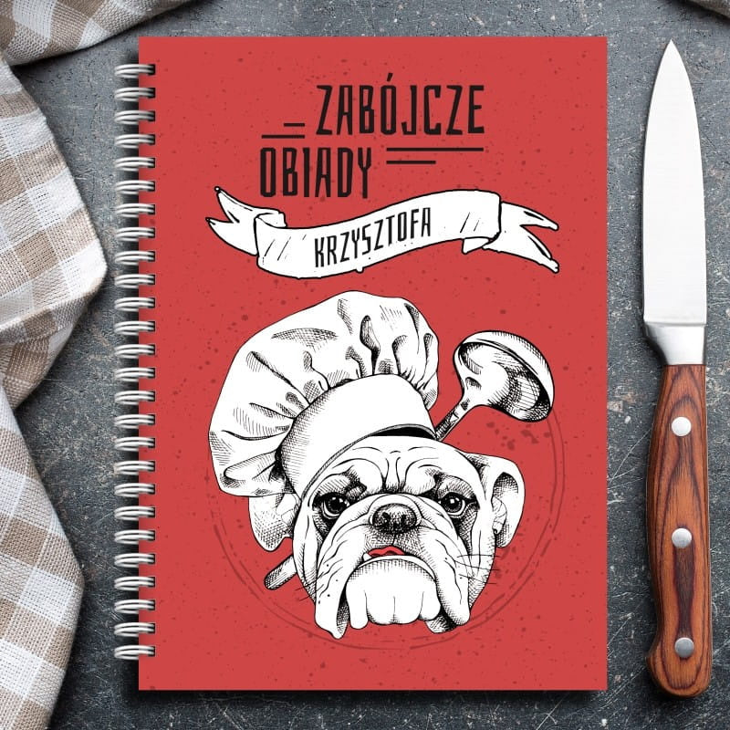 Personalizowany przepiśnik dla mężczyzny na imieniny