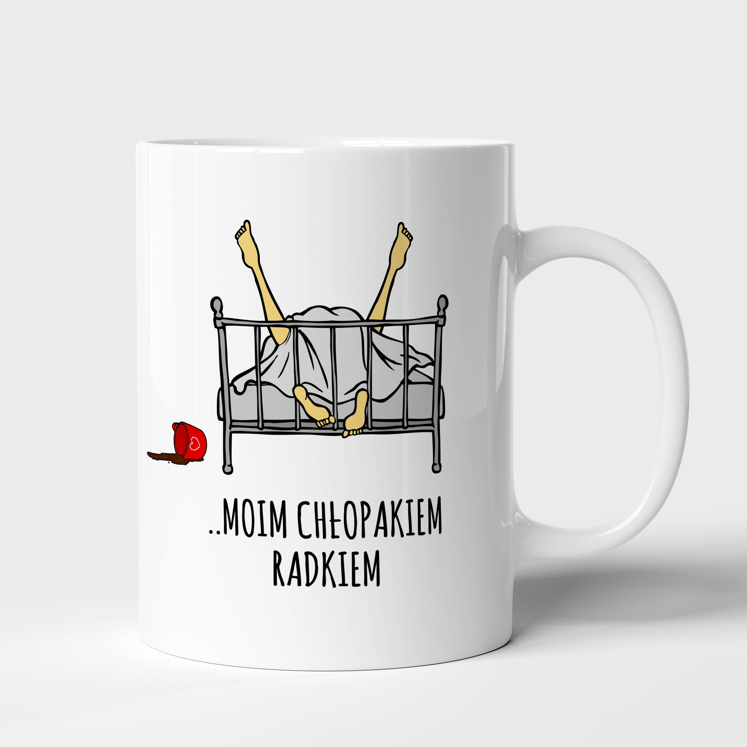 Kubek dla dziewczyny - Ulubione Zajęcia - prezent walentynkowy dla niej