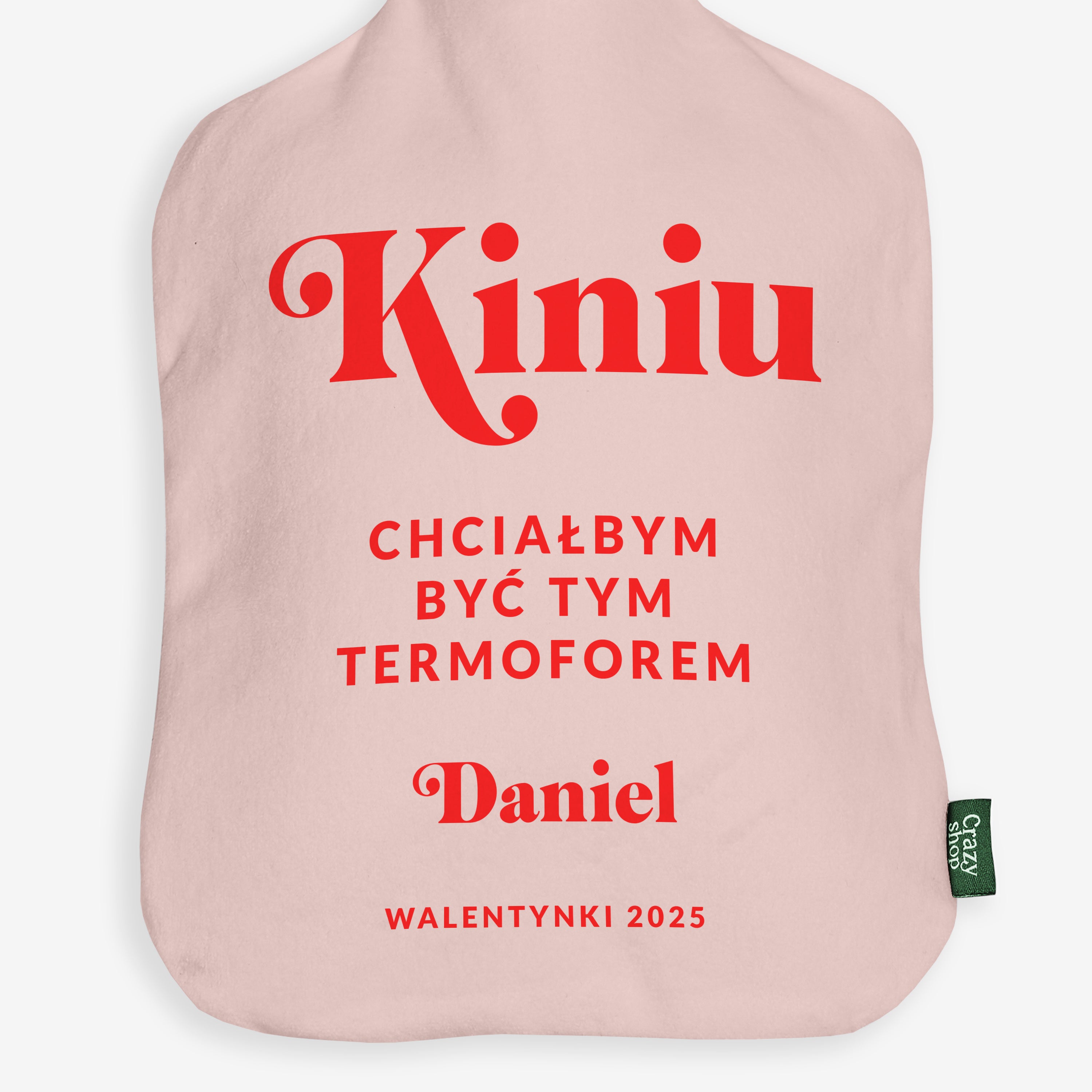 Termofor na prezent walentynkowy dla niej
