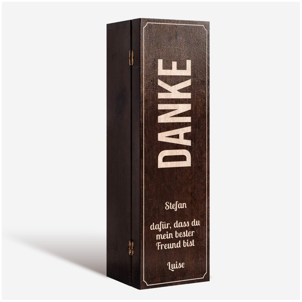 Whiskybox mit Gravur - Dankeschön für einen Freund