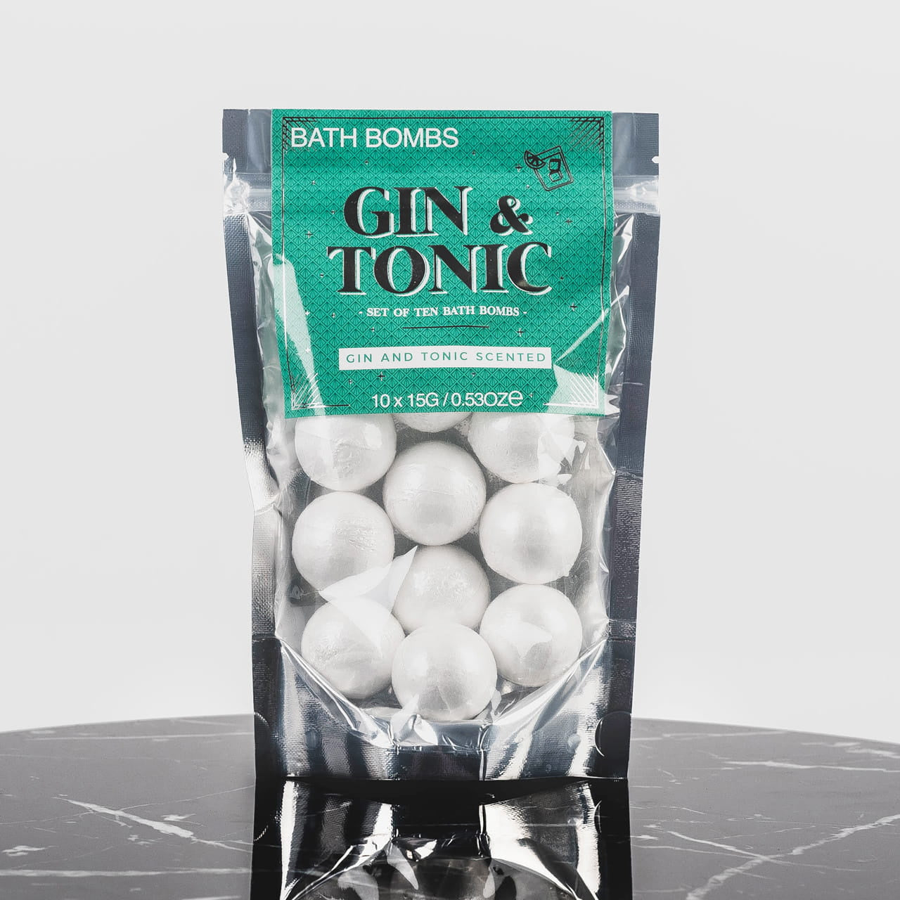Musujące kule do kąpieli GIN&TONIC kule do kąpieli upominek dla przyjaciółki prezent dla kobiety