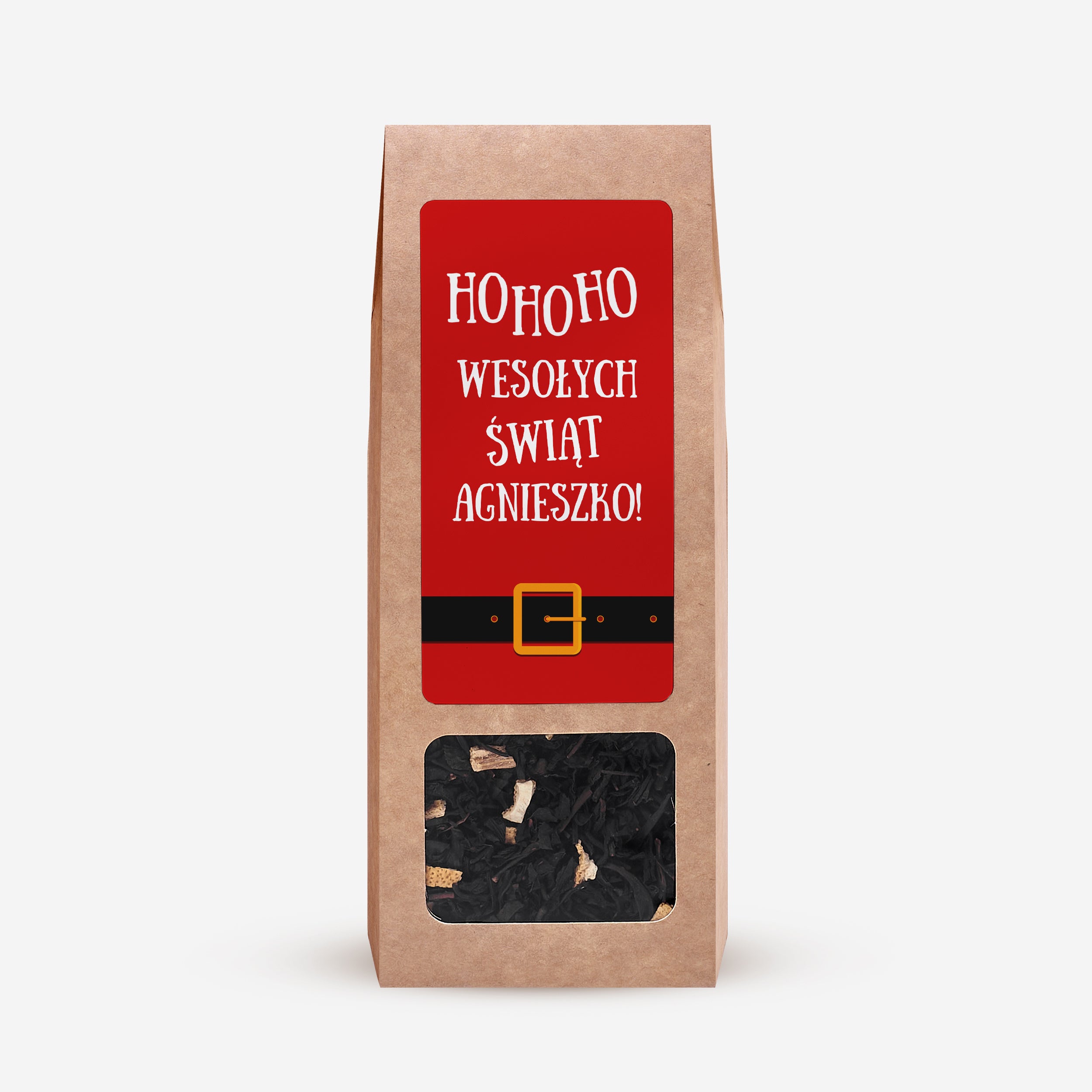 Zestaw prezentowy herbata z łyżeczką - drobny upominek mikołajkowy