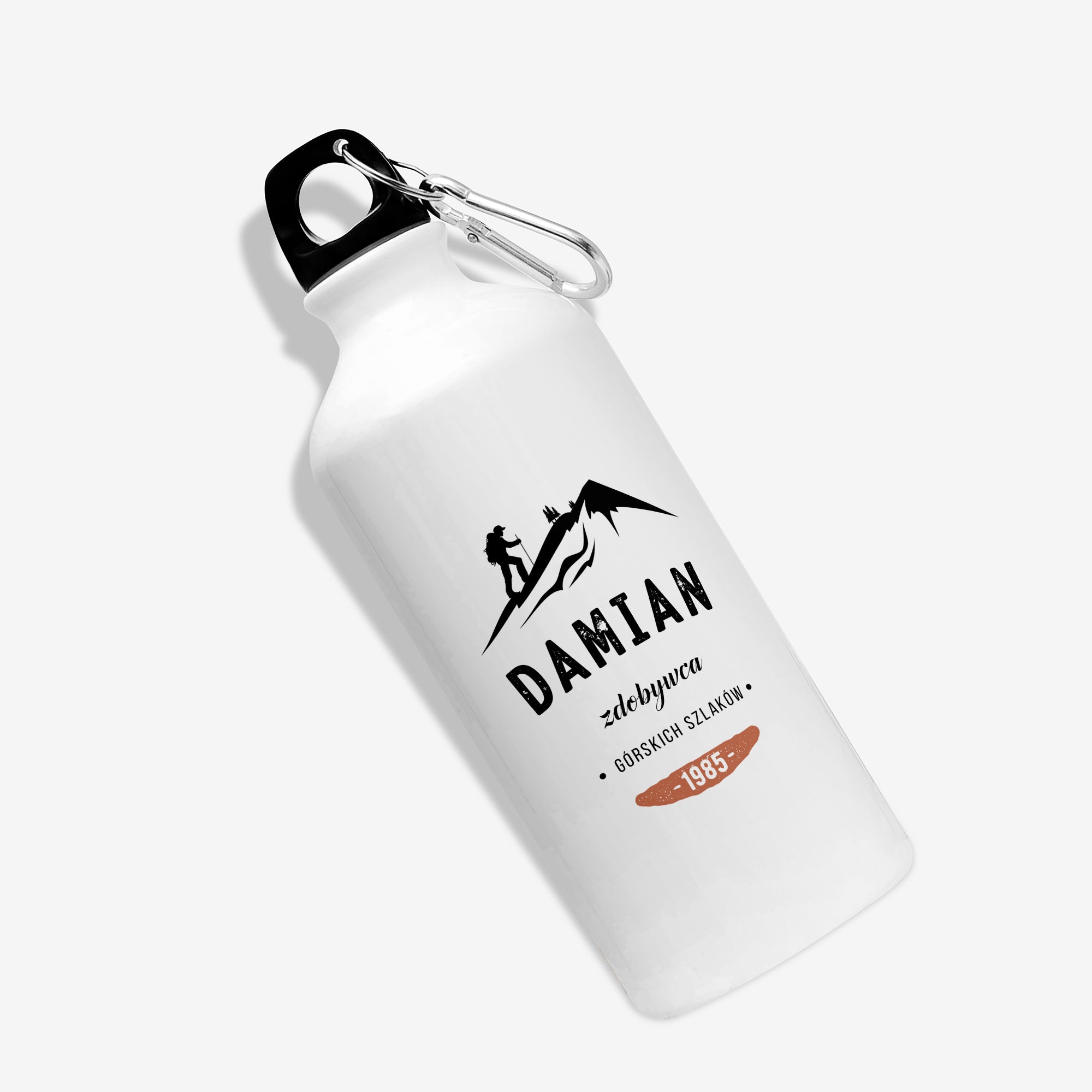 Bidon z nadrukiem dla miłośnika gór