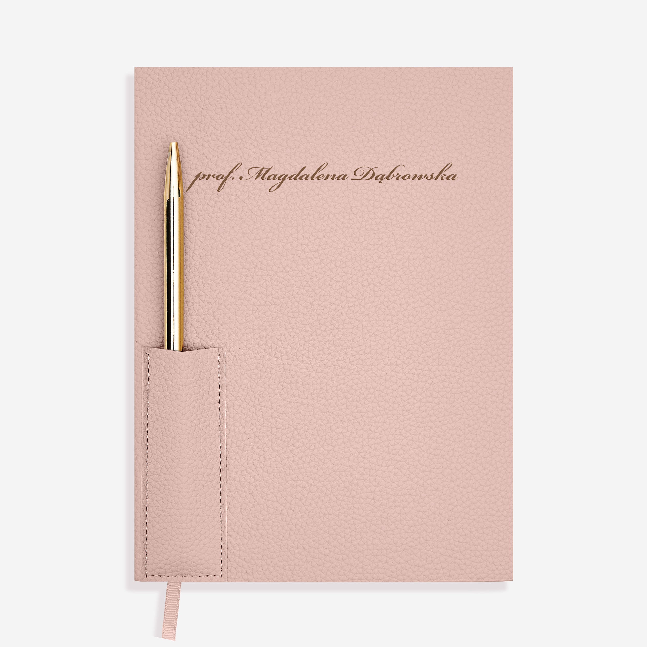 Planer z długopisem na prezent dla nauczycielki