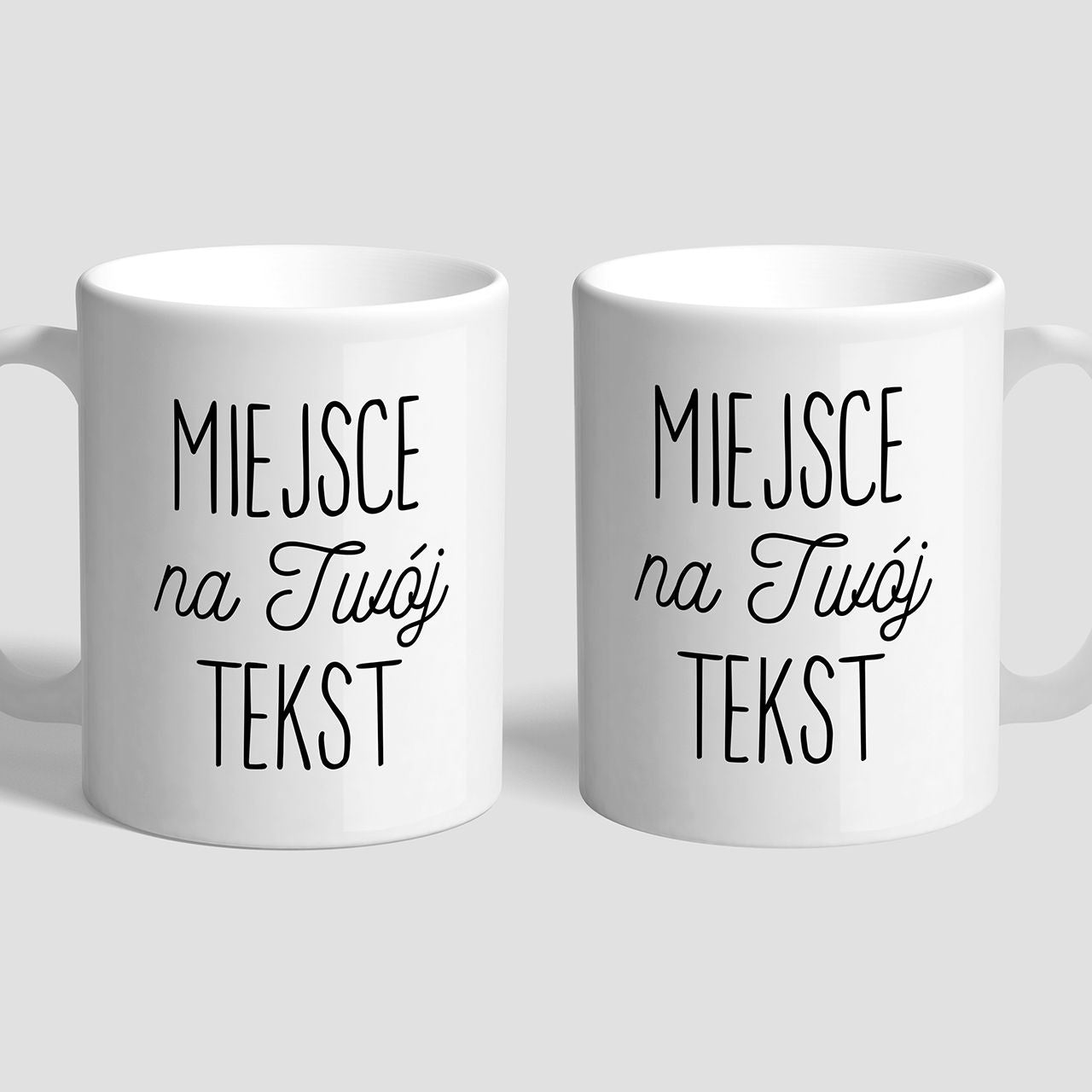 Kawa i kubek - Twój Tekst - prezent dla miłośnika kawy