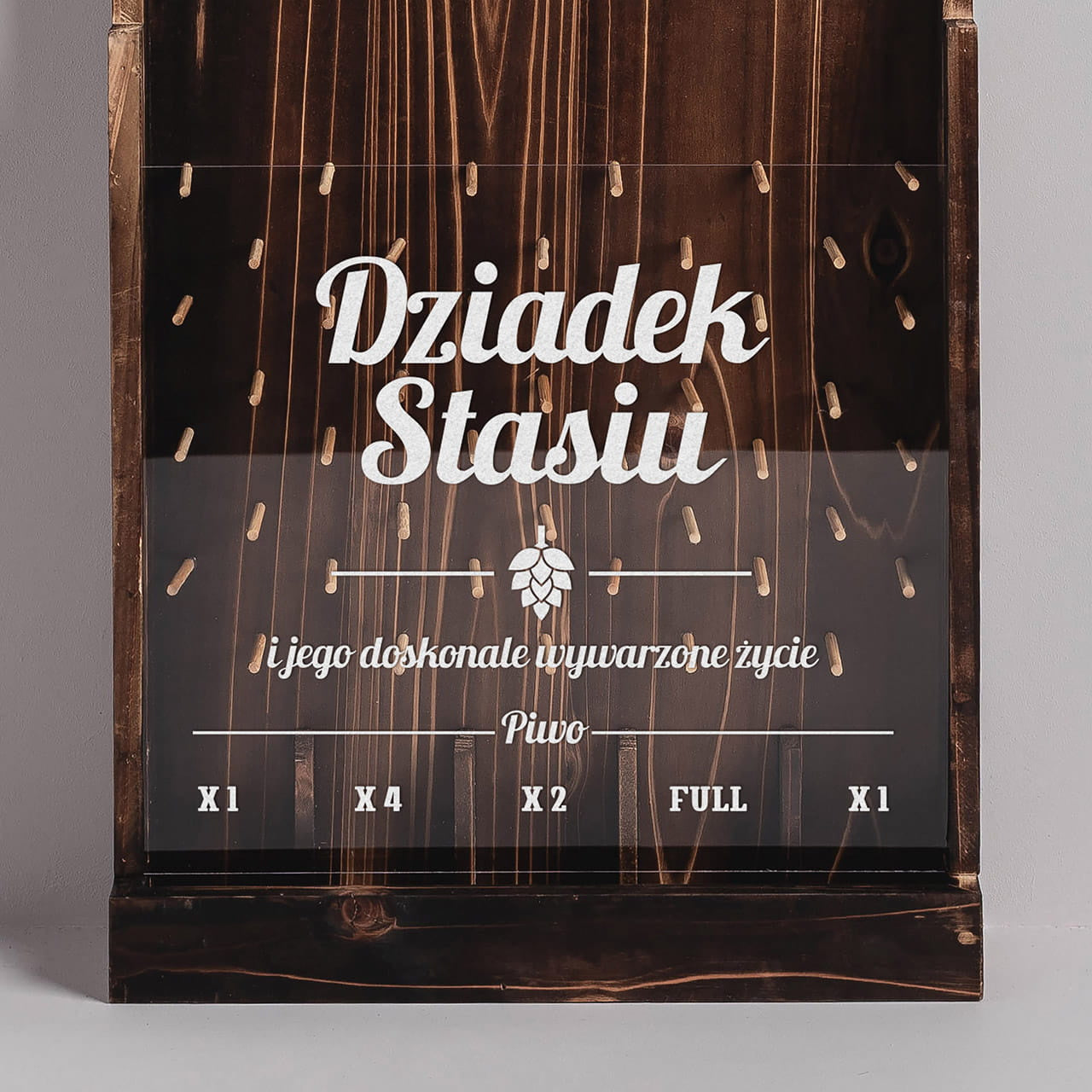 Otwieracz z pojemnikiem na kapsle na prezent dla dziadka