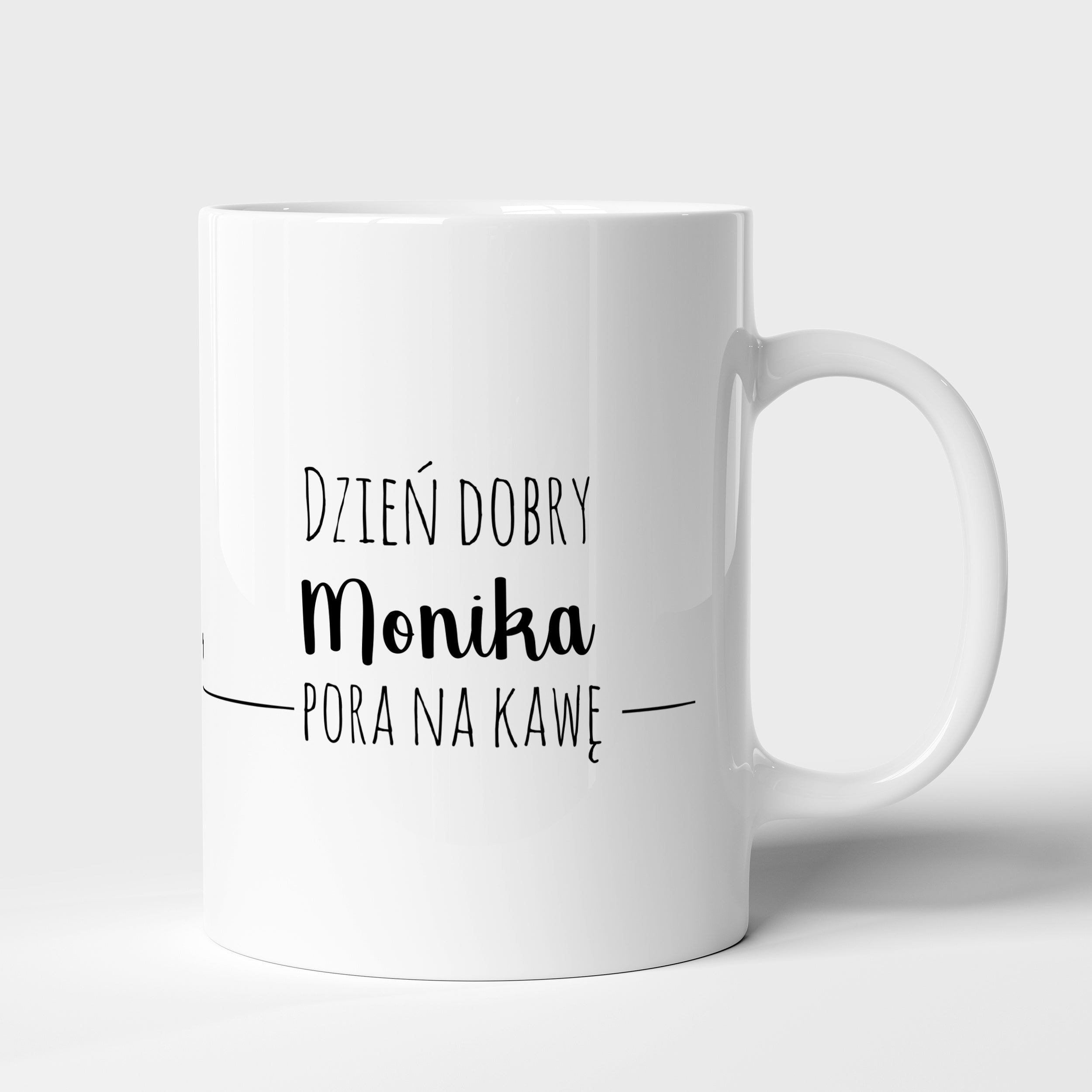 Personalizowany kubek dla sekretarki - Dzień Dobry kubek z nadrukiem kubek personalizowany prezent dla sekretarki
