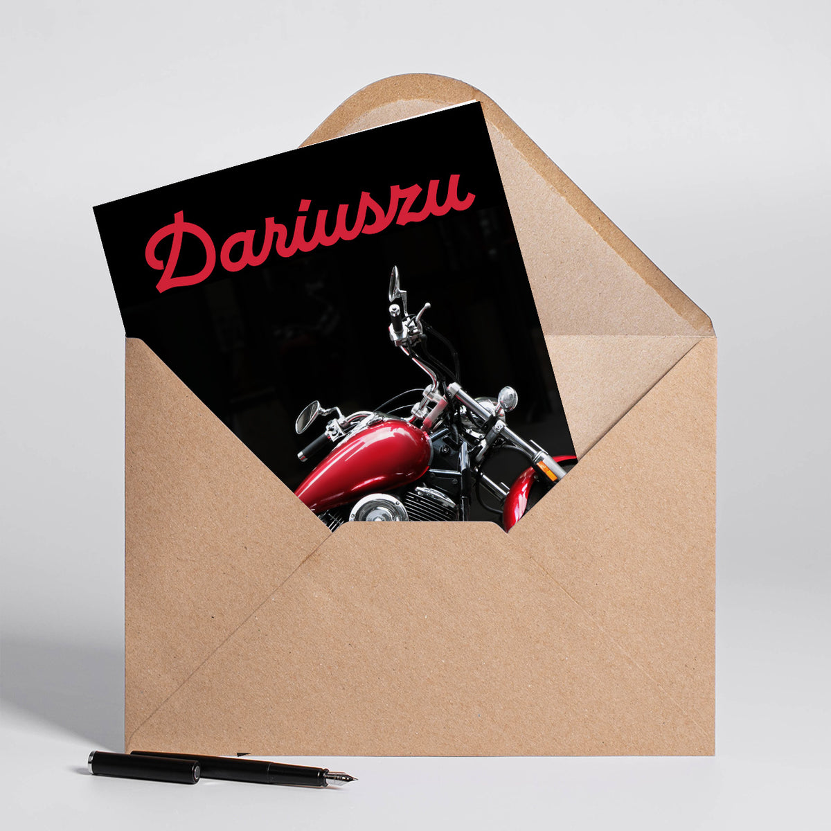 Kartka dla motocyklisty prezent dla motocyklisty na urodziny kartka urodzinowa motocykl