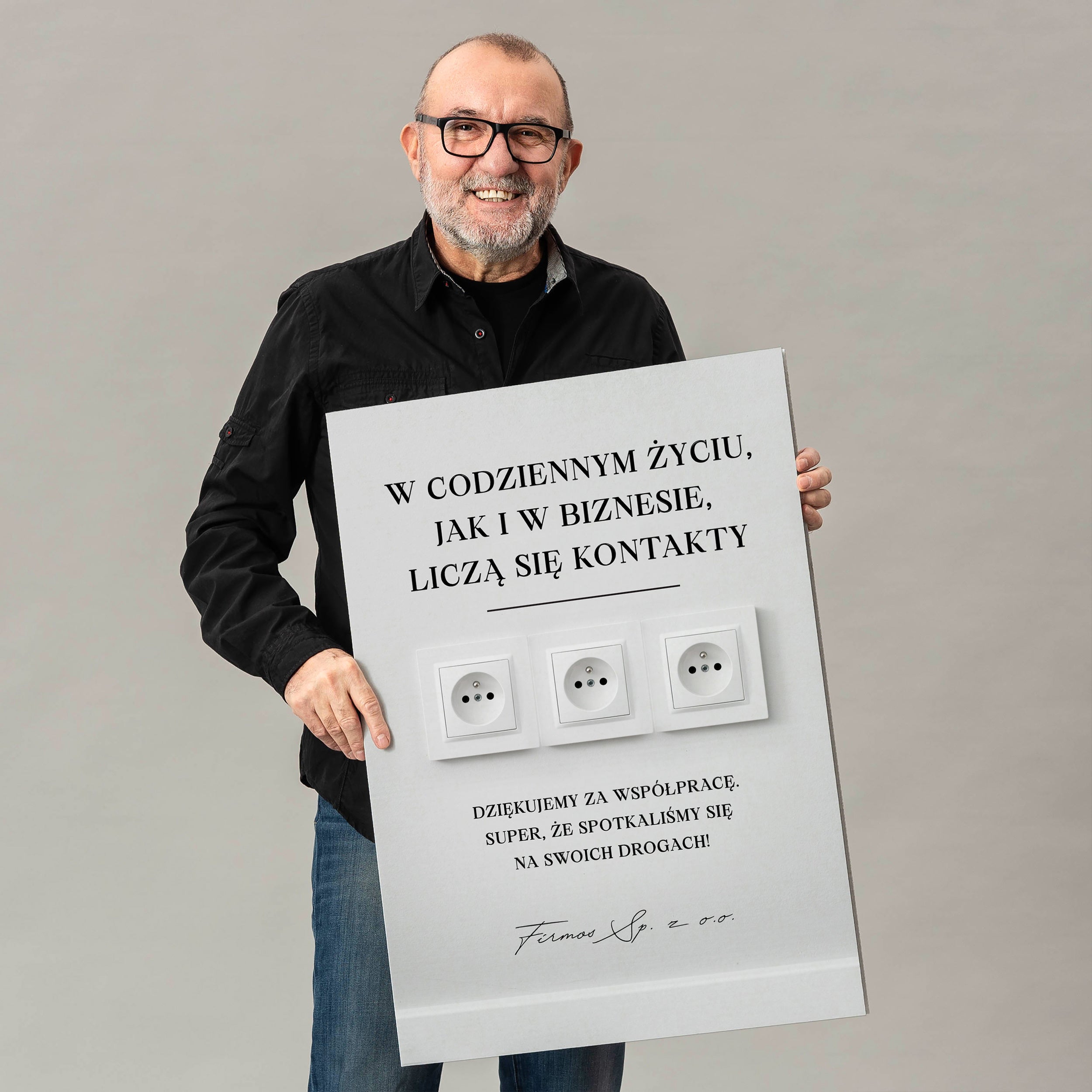 Kartka dla współpracownika - Liczą Się Kontakty - podziękowanie za współpracę