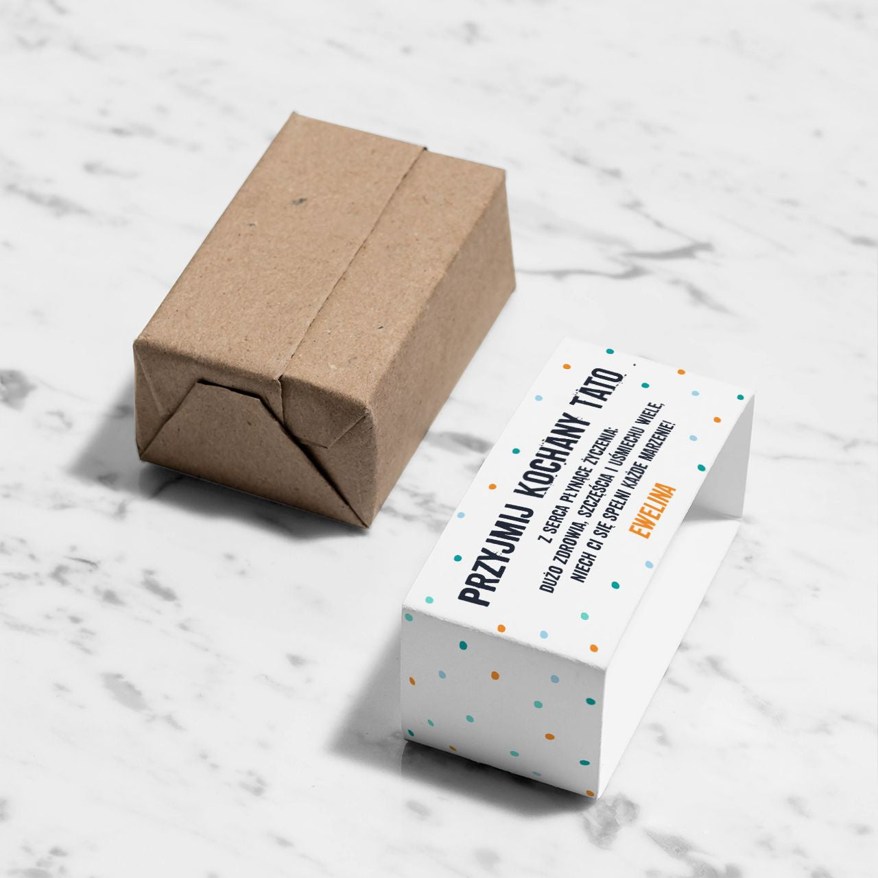 Personalizowane mydło - Pachnący Miłością - upominek dla taty