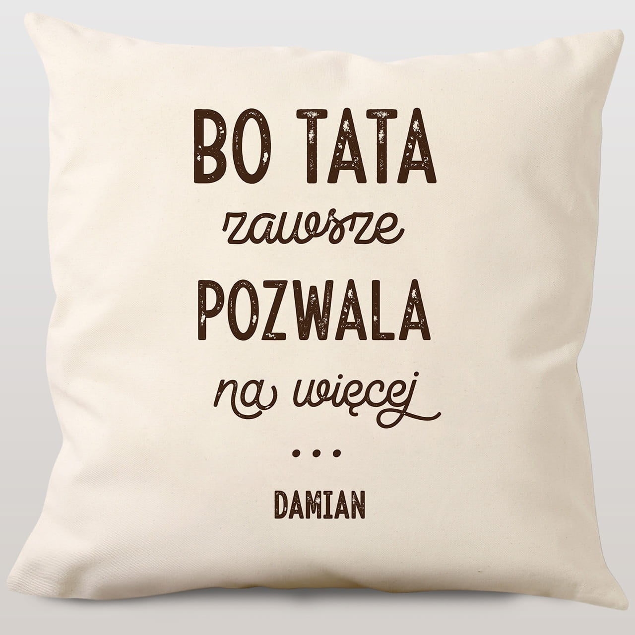 Poduszka na Dzień Taty - prezent z okazji Dnia Ojca poduszka dla taty prezent na Dzień Taty prezent dla taty