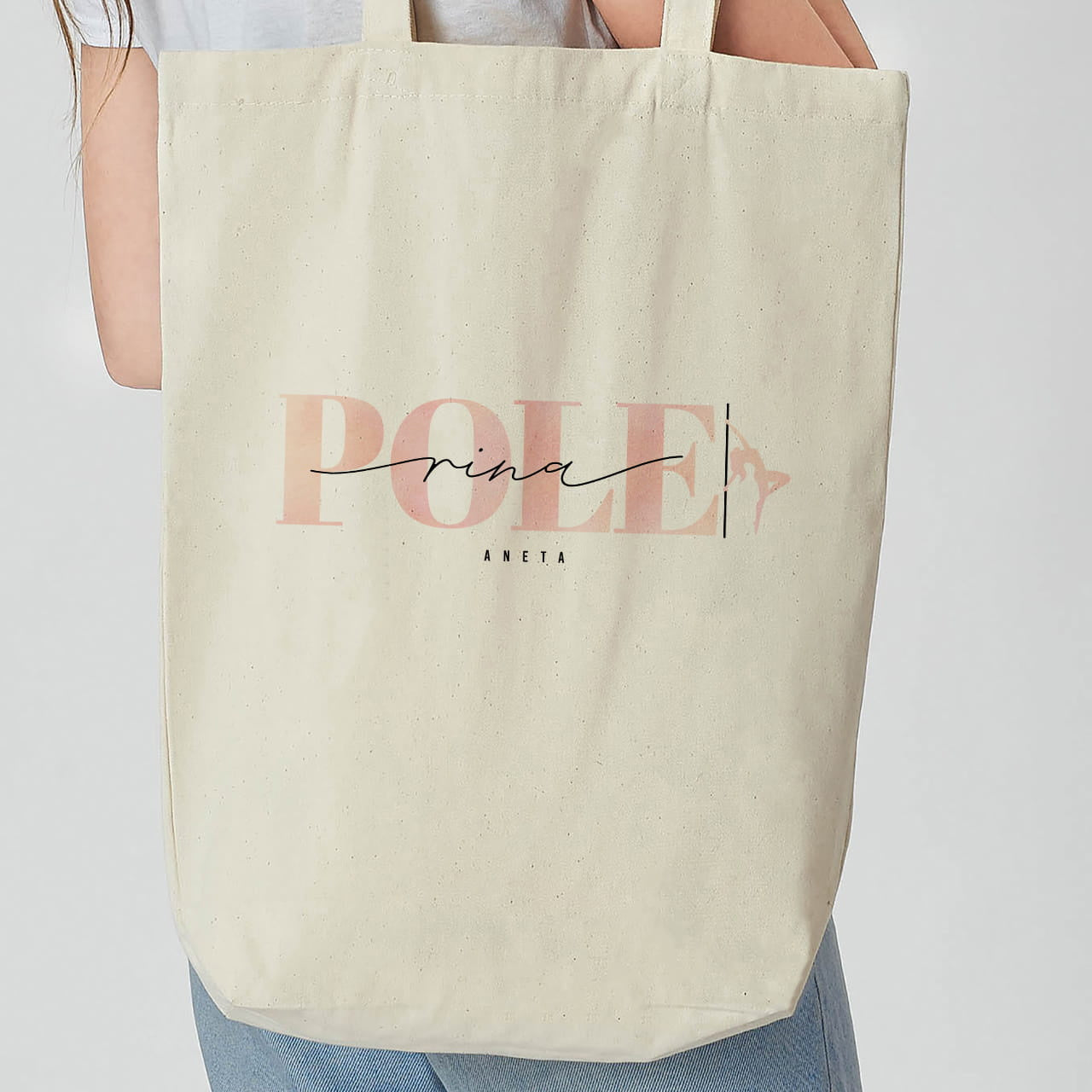 Personalizowana torba z imieniem - prezent dla tancerki torba na trening torba personalizowana torba dla tancerki