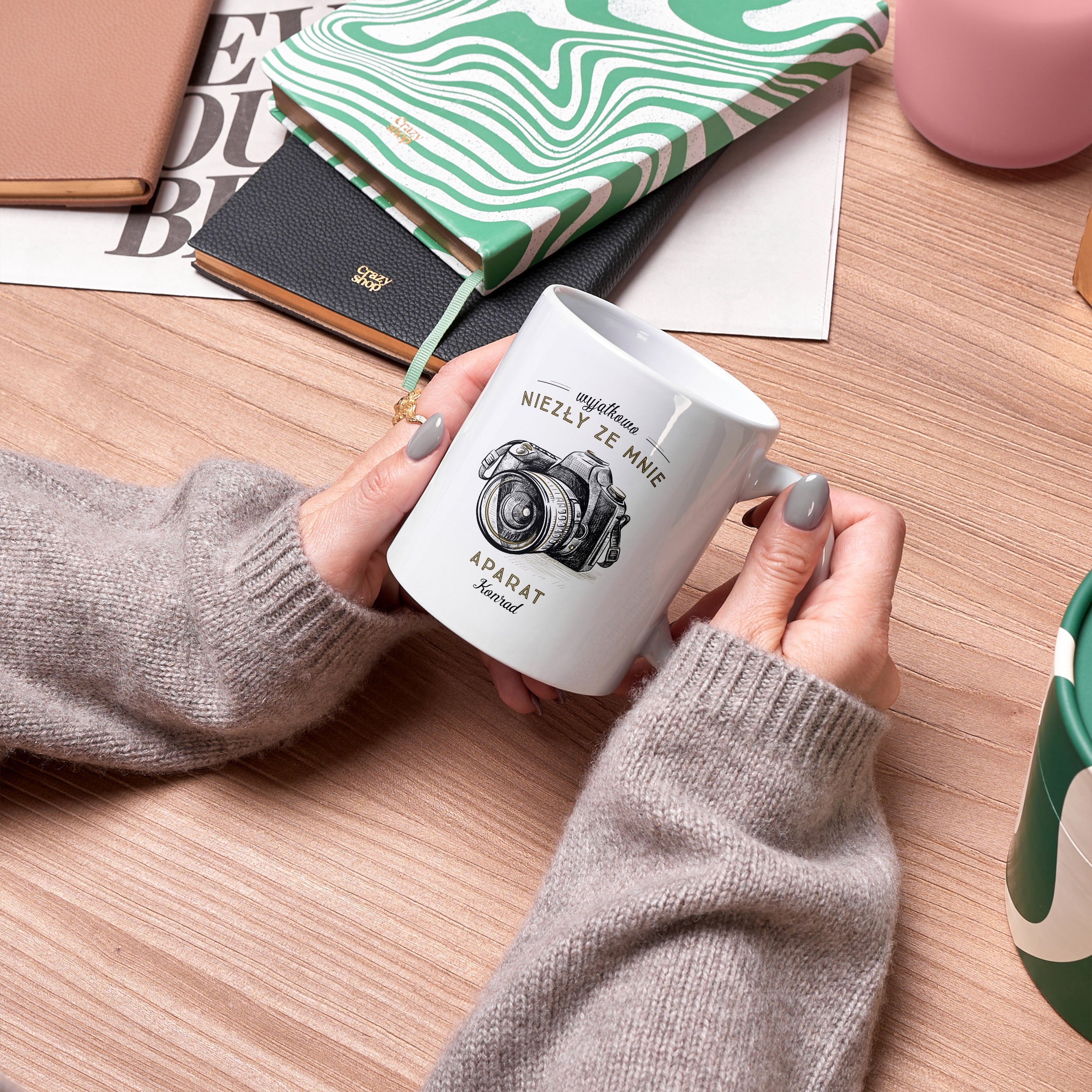 Personalizowany kubek dla fotografa kubek personalizowany prezent dla fotografa gadżet dla fotografa