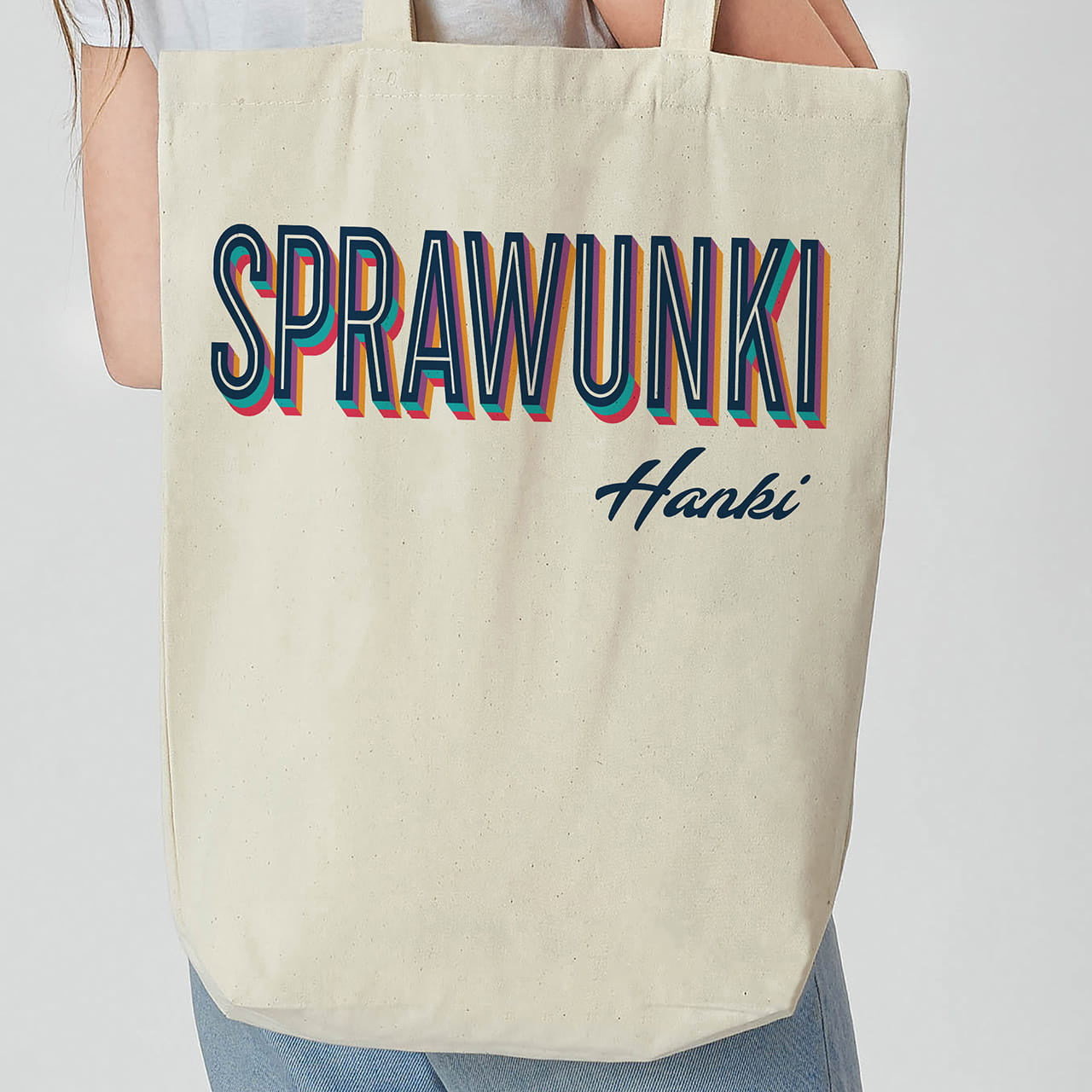 Bawełniana torba dla żony - sprawunki prezent dla żony personalizowana torba torba bawełniana torba z nadrukiem