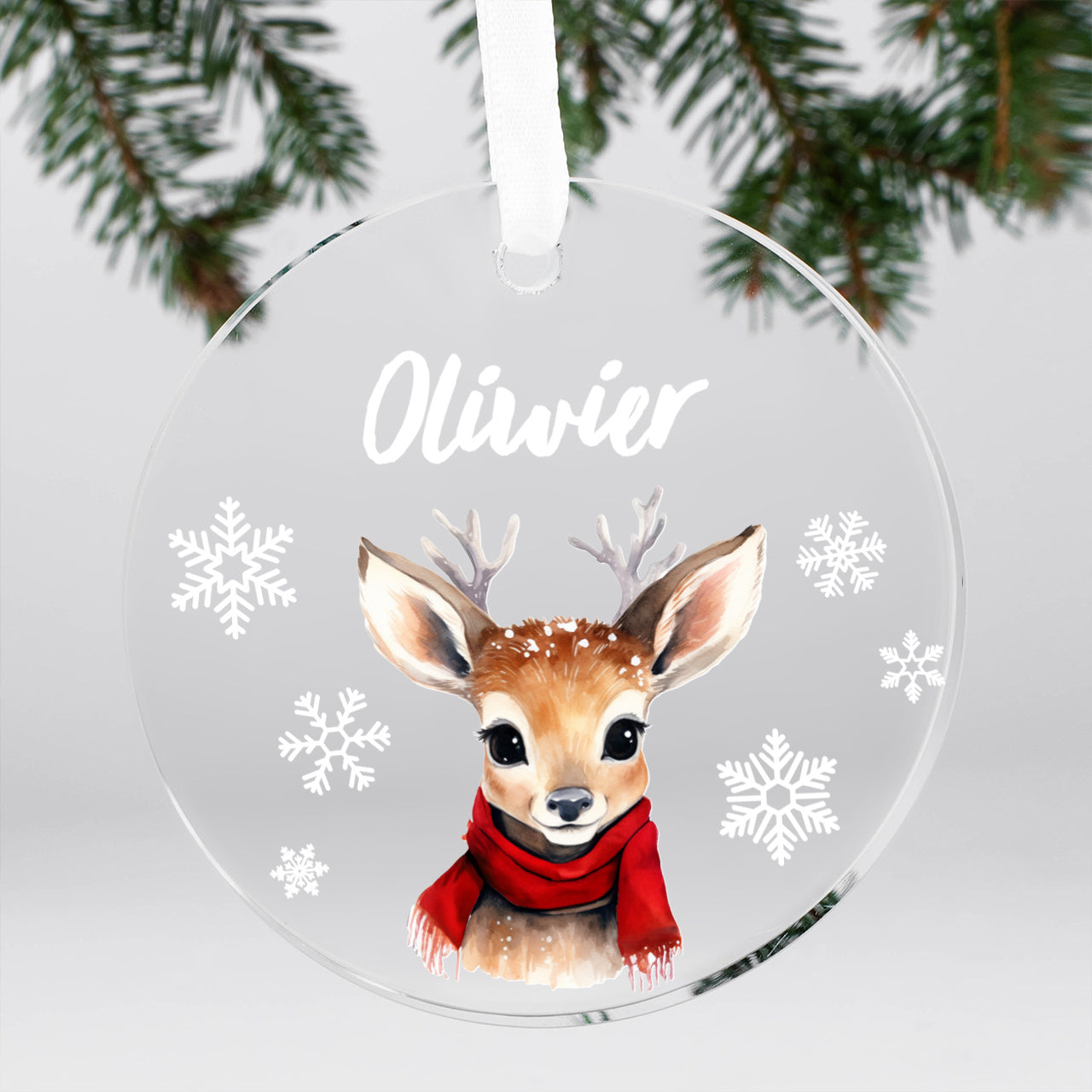 Szklanka zawieszka na mikołajki dla dziecka