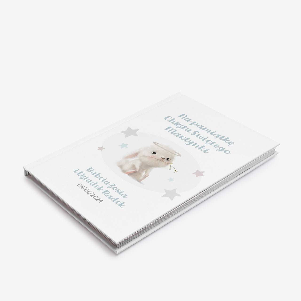Personalizowana biblia - prezent na chrzest od dziadków