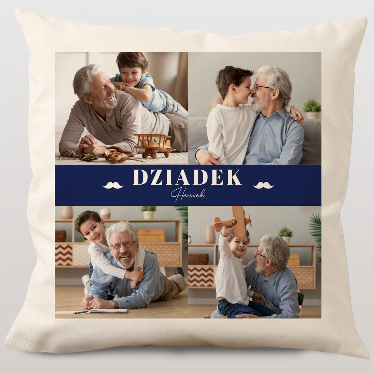 Foto poduszka - prezent na Dzień Dziadka poduszka dla dziadka prezent na Dzień Dziadka prezent dla dziadka