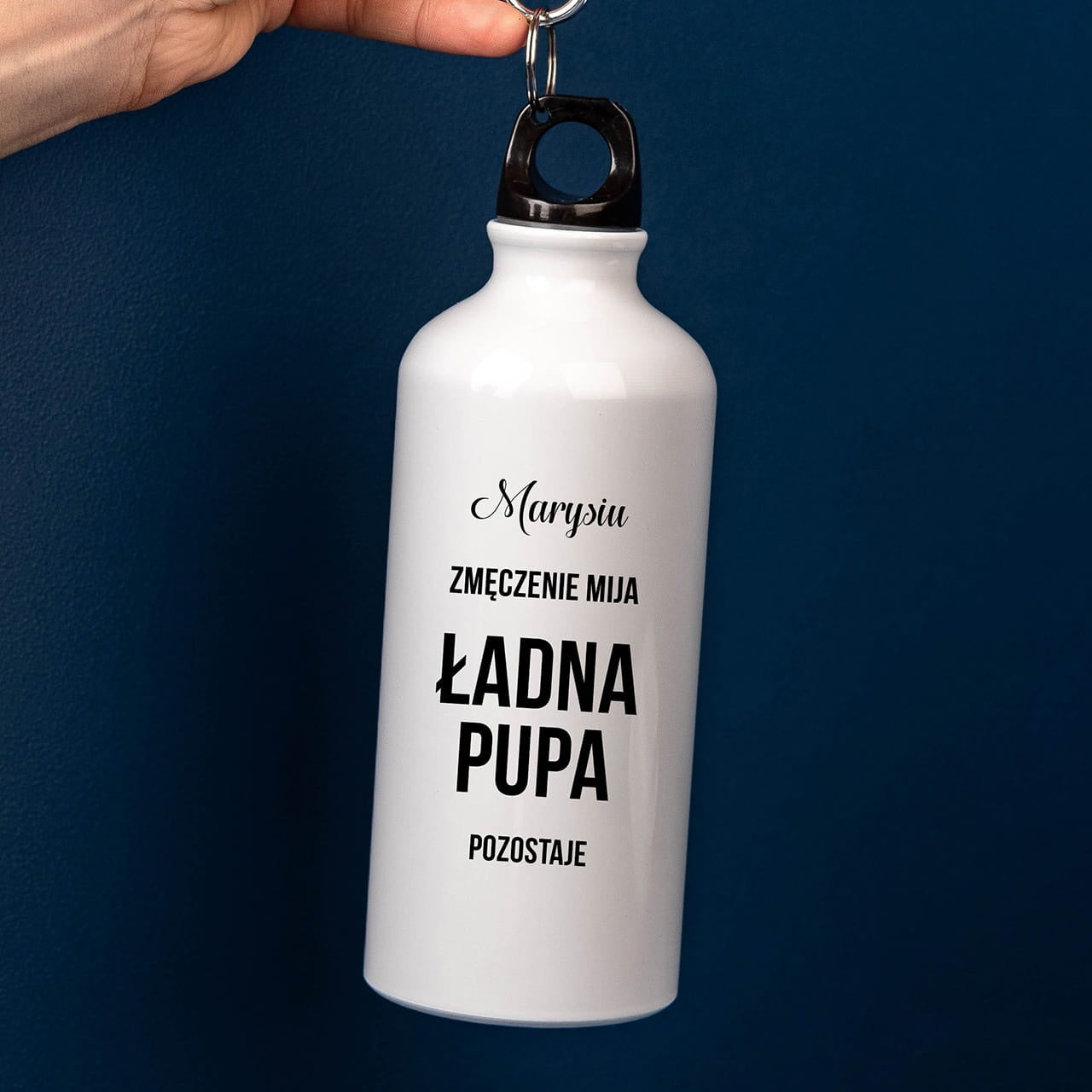 Bidon sportowy personalizowany Ładna Pupa prezent dla fitnesski