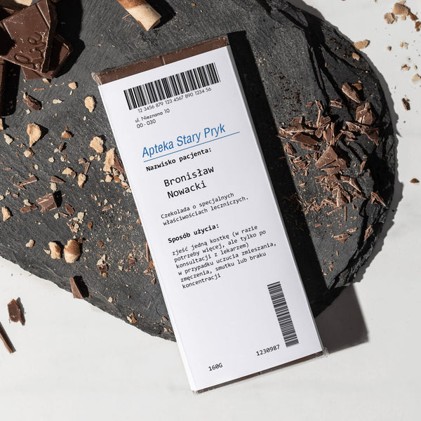 Personalizowana czekolada dla hipochondryka czekolada personalizowana prezent dla hipochondryka