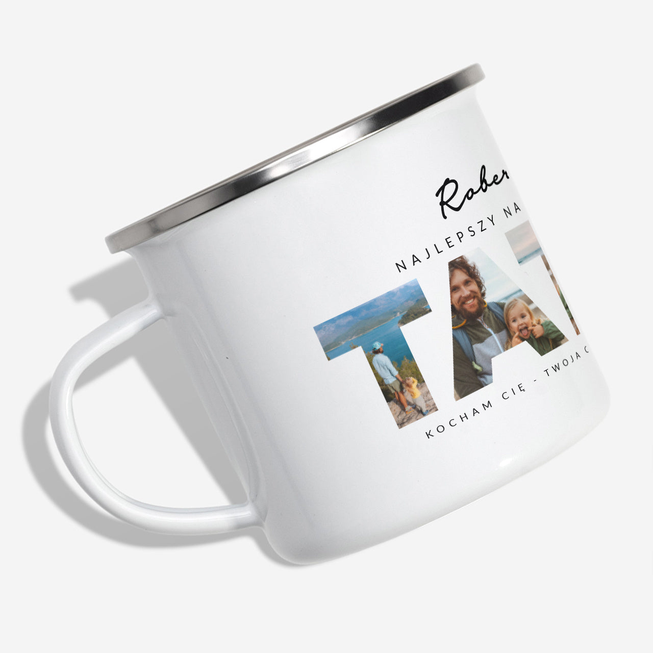Personalizowany kubek dla taty ze zdjęciami