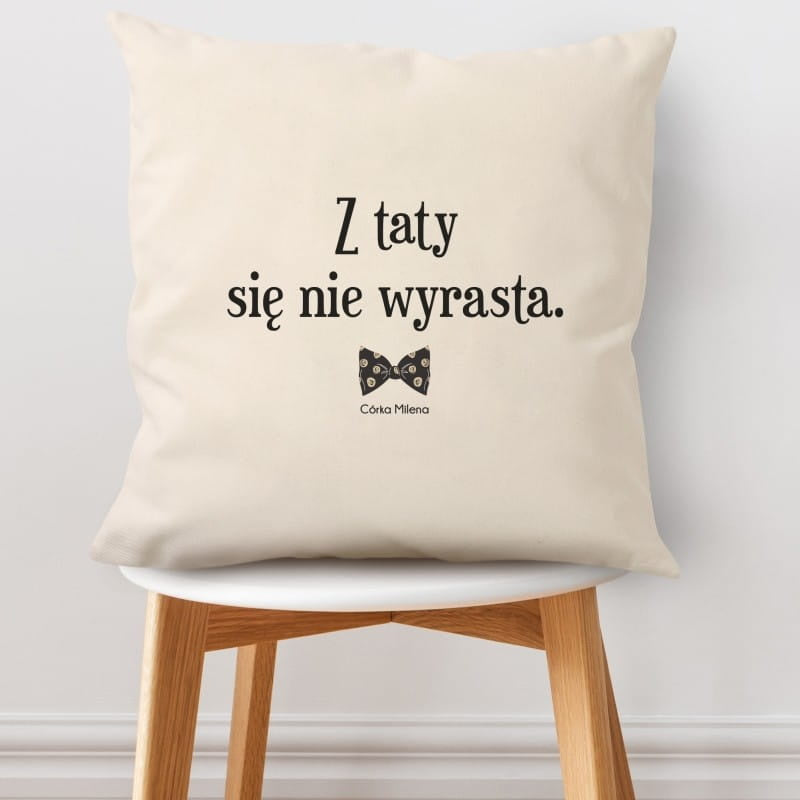 Personalizowana poduszka na Dzień Ojca poduszka dla taty prezent dla taty prezent na dzień taty