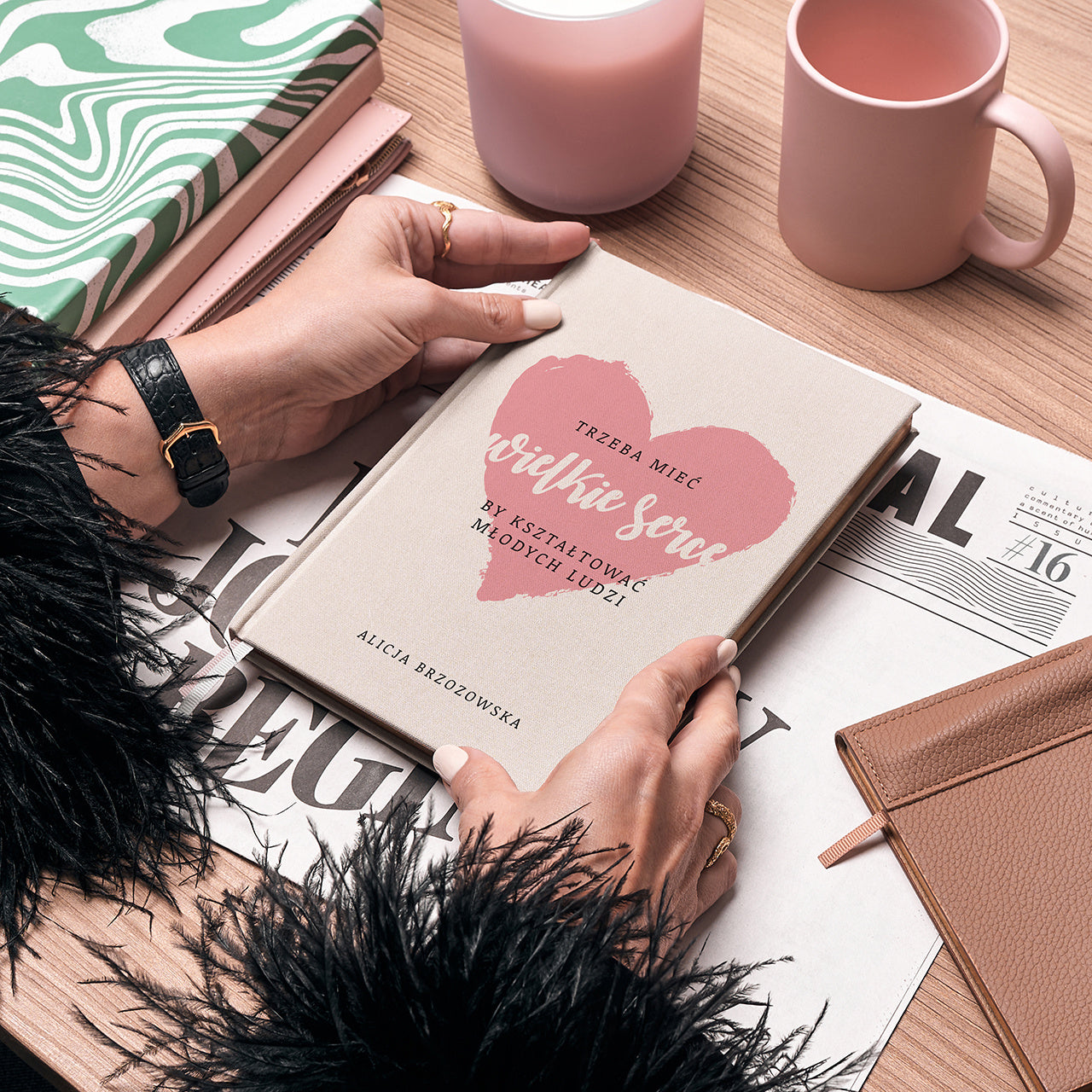 Personalizowany planner dla nauczyciela - Wielkie Serce prezent na dzień nauczyciela prezent dla nauczyciela