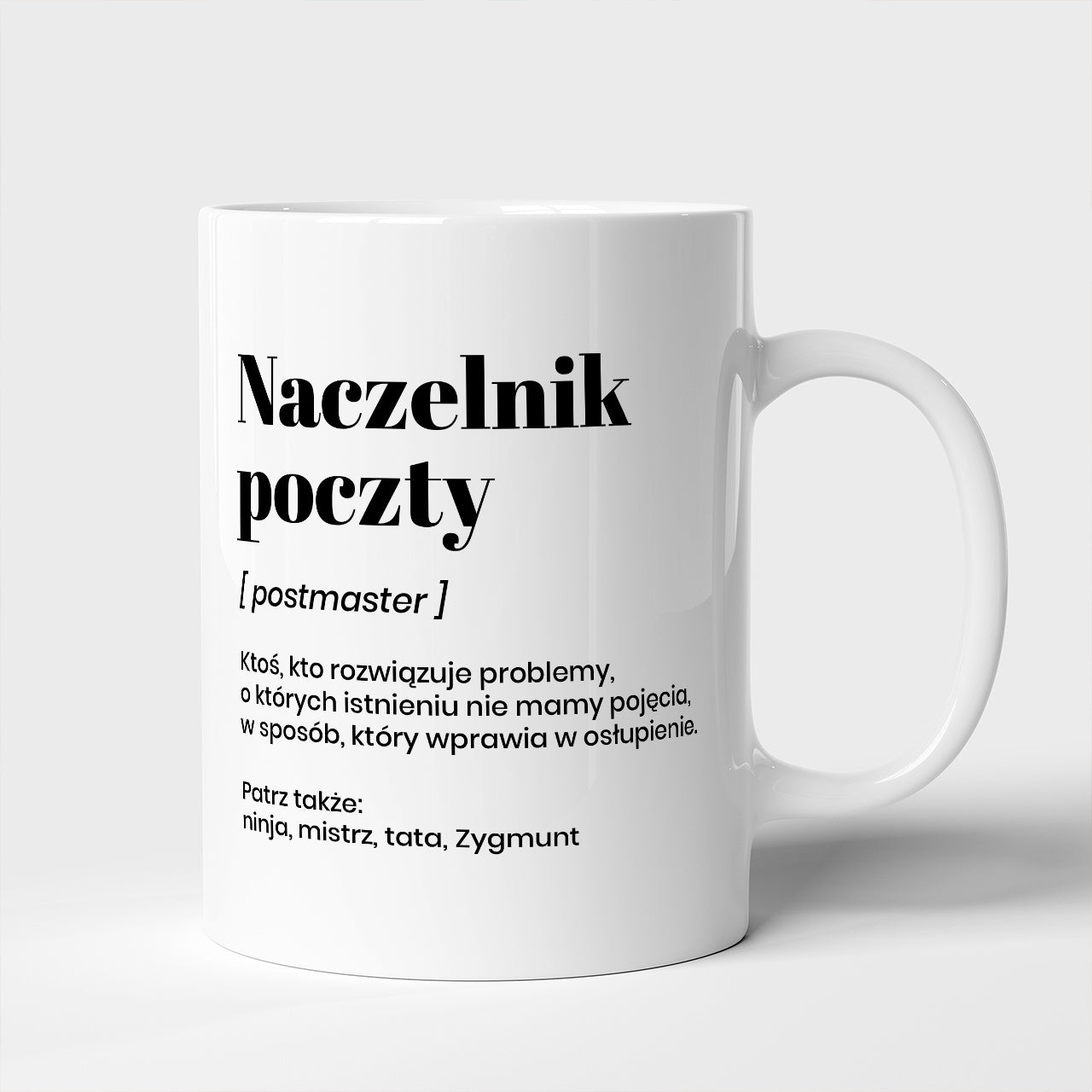 Personalizowany kubek - prezent dla naczelnika poczty