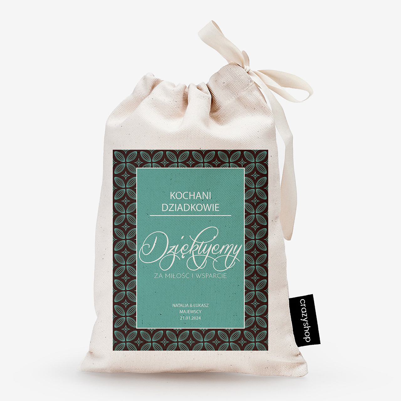 Podziękowania dla dziadków - zestaw kawa i czekolada zestaw dla babci i dziadka prezent dla babci i dziadka