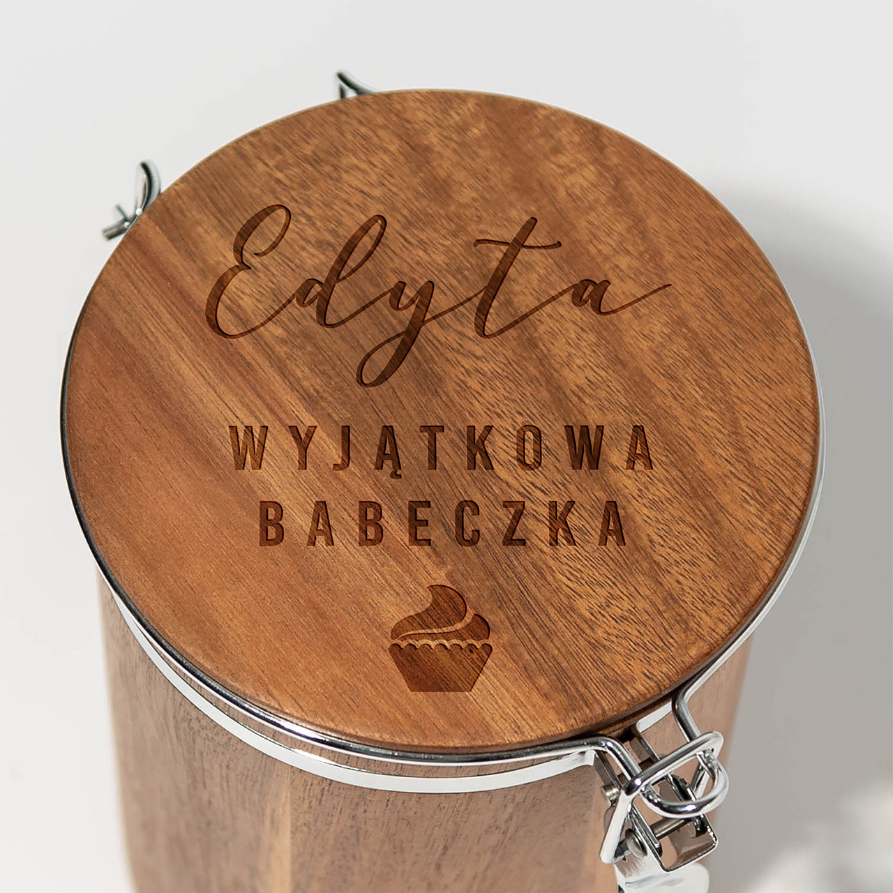Personalizowana puszka na cukier - prezent dla przyjaciółki