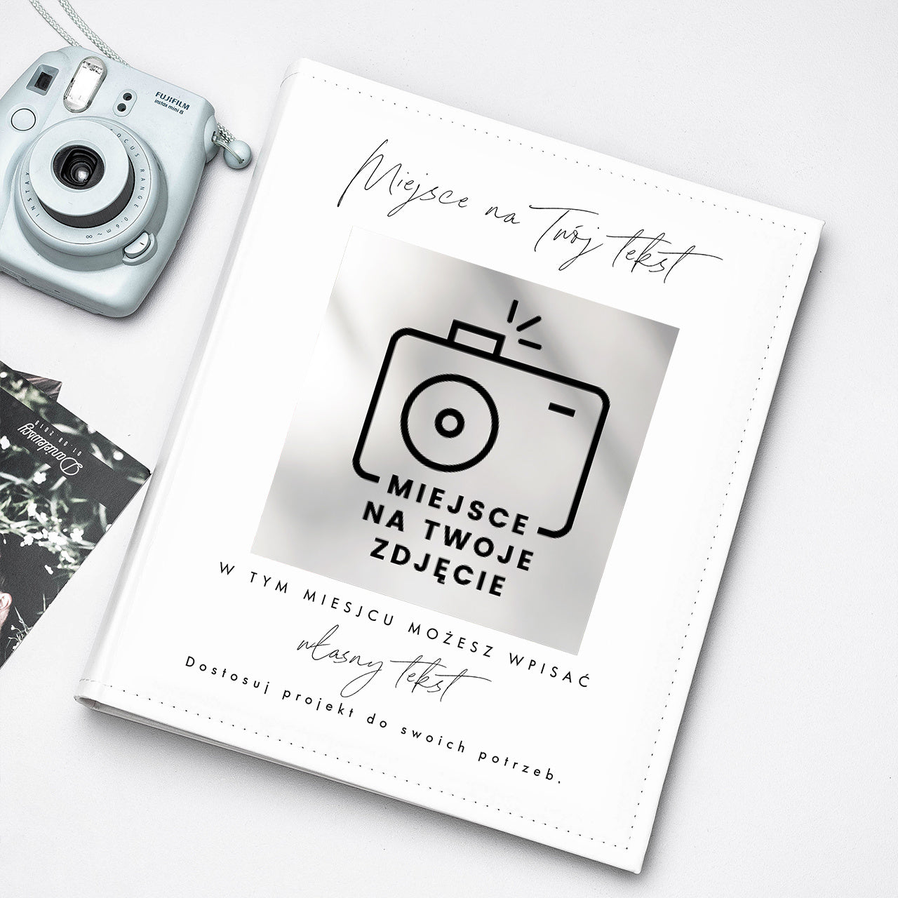 Personalizowany album z miejscem na Twój projekt prezent dla rodziców prezent dla dziadków
