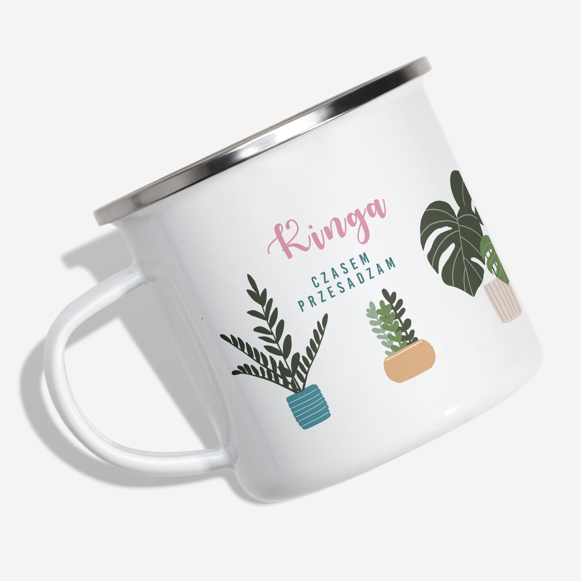 Personalizowany kubek emaliowany - czasem przesadzam 
